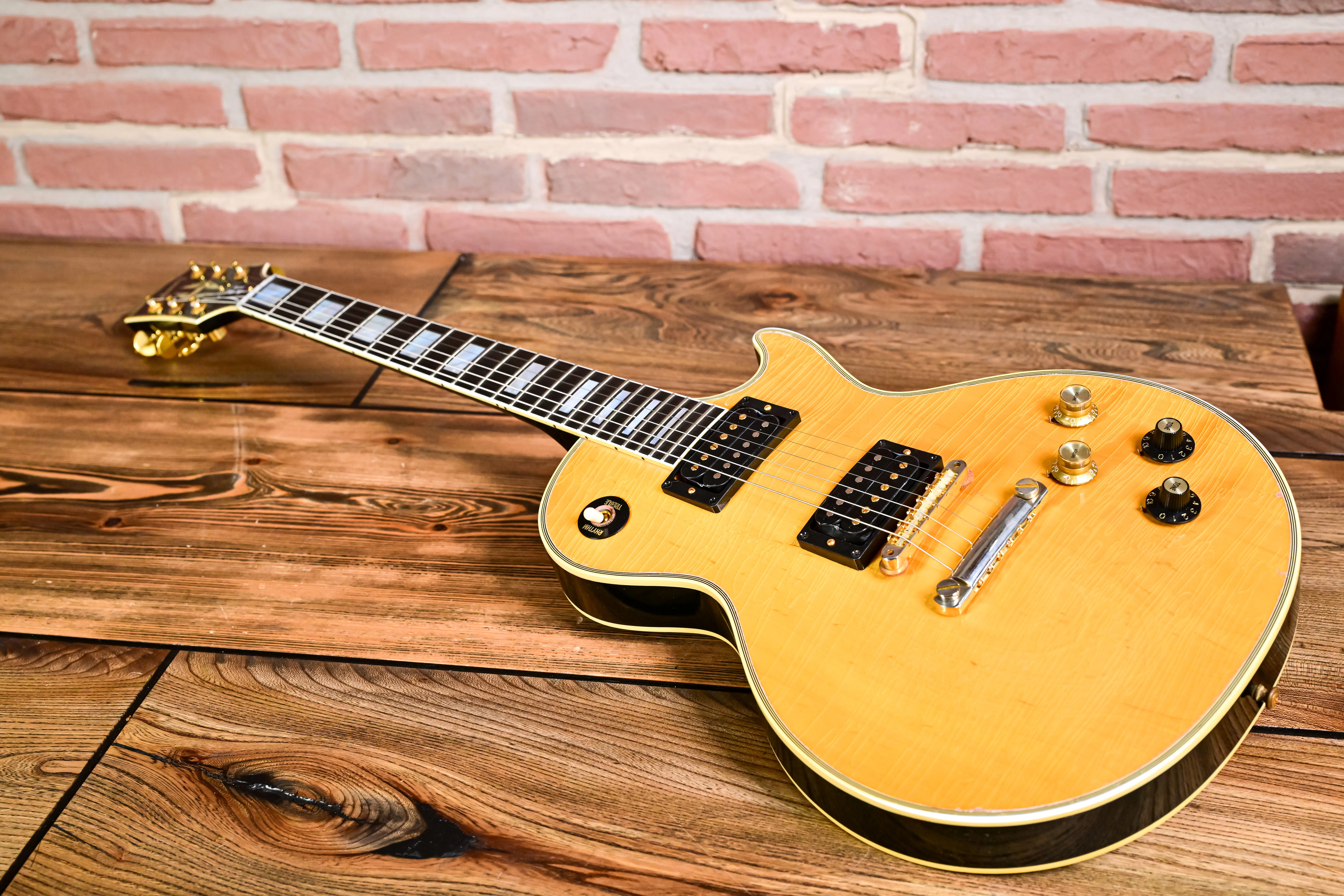 Mick Ronson 1968 Les Paul Custom Collector's Edition - Antique Natural
