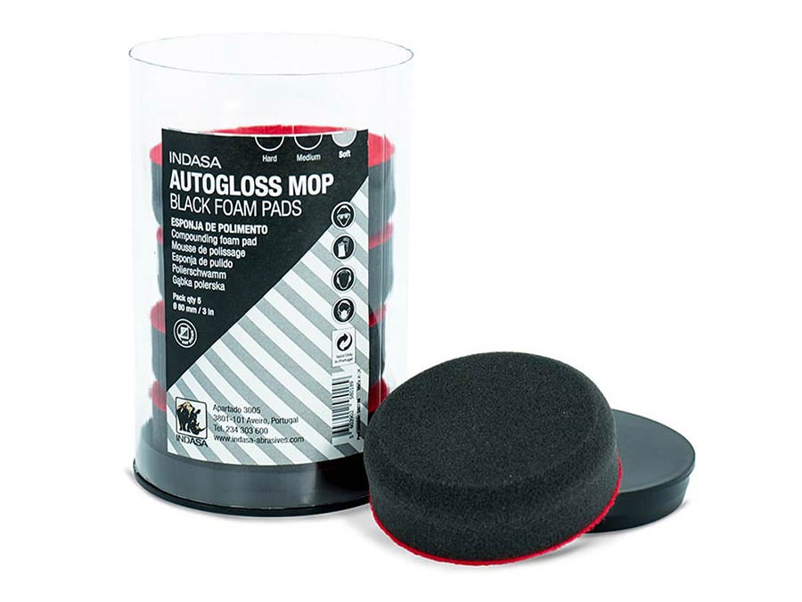 soft polishing sponges 80 mm diameter - 5 pcs soft polishing sponges 80 mm diameter - 5 pcs