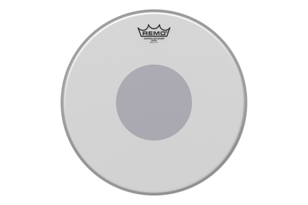 Remo 08 Ambassador CS Coated Black Dot Tom Fell