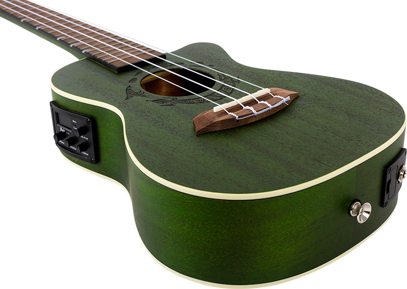 DUC380 CEQ Jade Electro-Acoustic Concert Ukulele