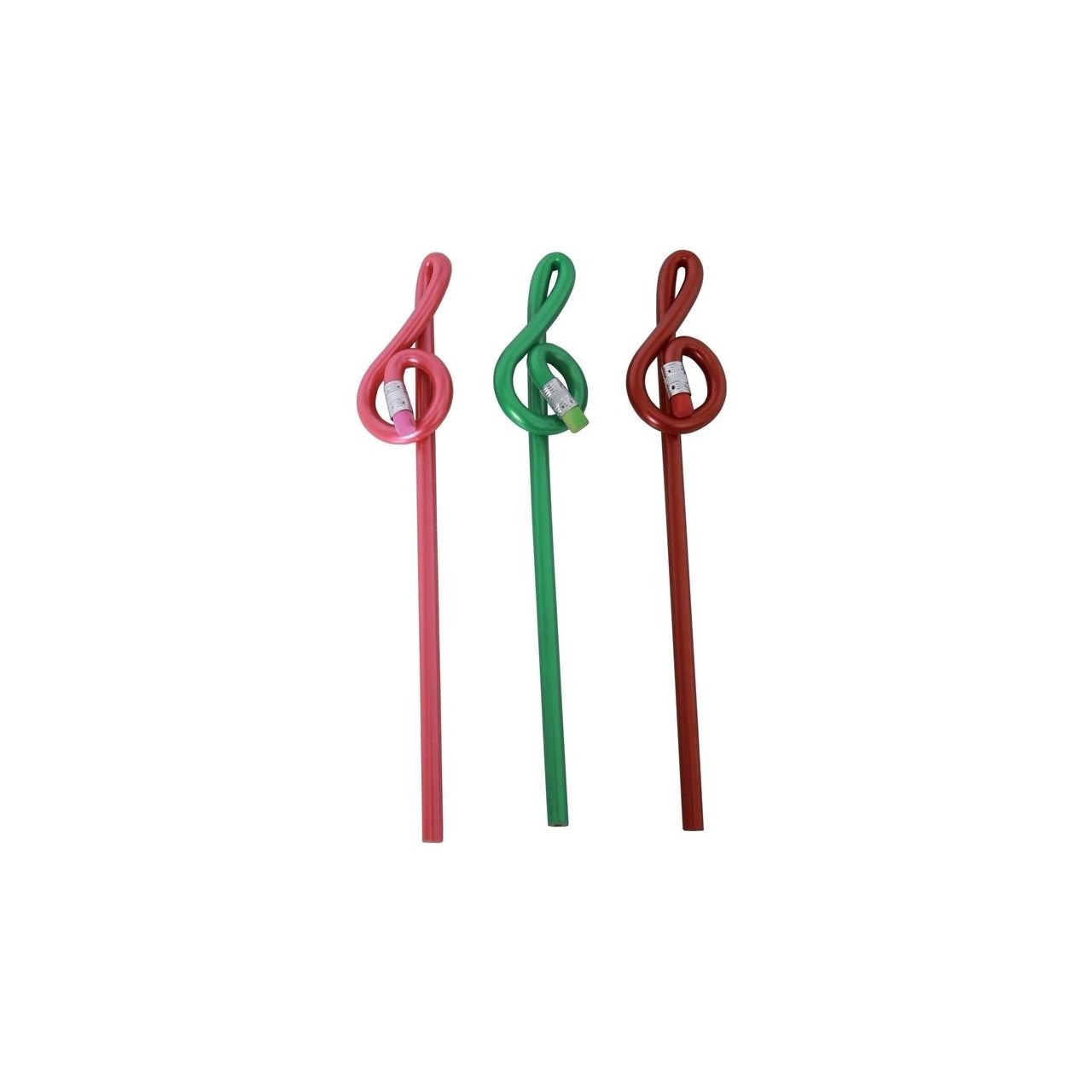 Bleistift Violinenschlüssel Gelb