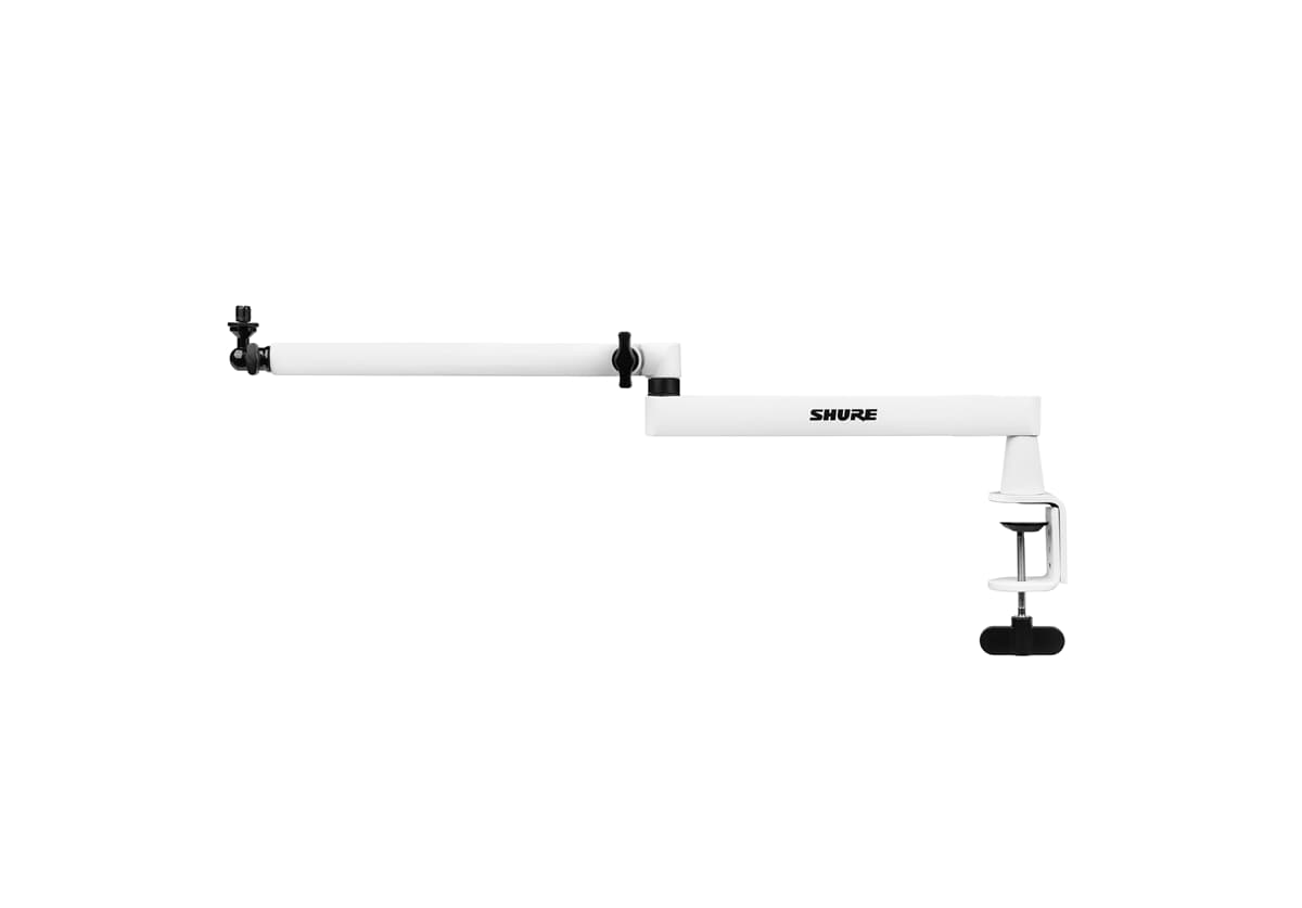 Low-Profile Desktop-Boomarm - Weiß