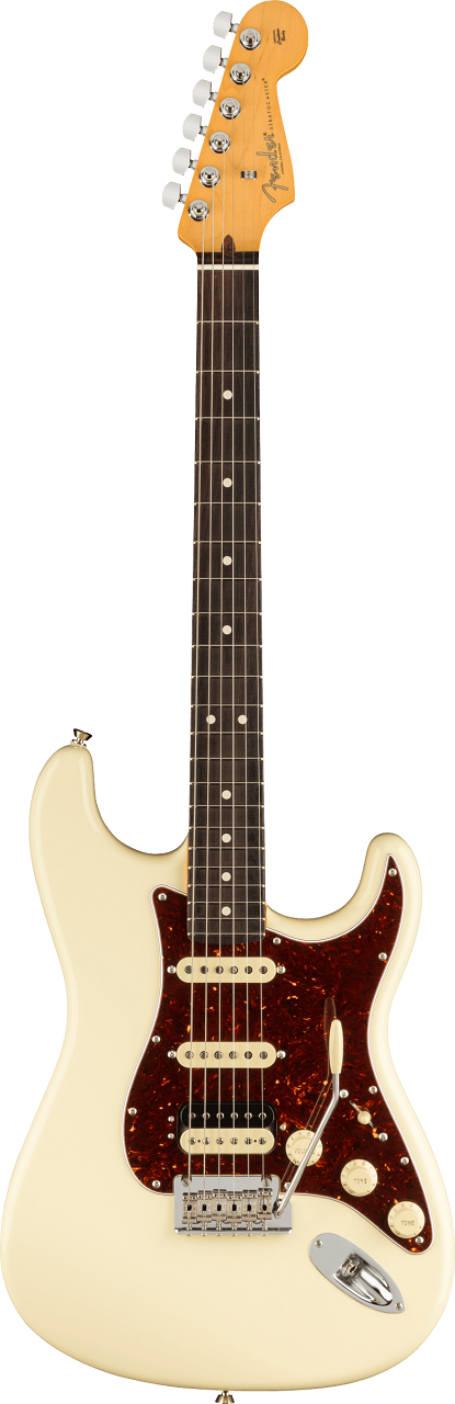 American Professional II Stratocaster® HSS, Rosewood Fingerboard, Olympic White