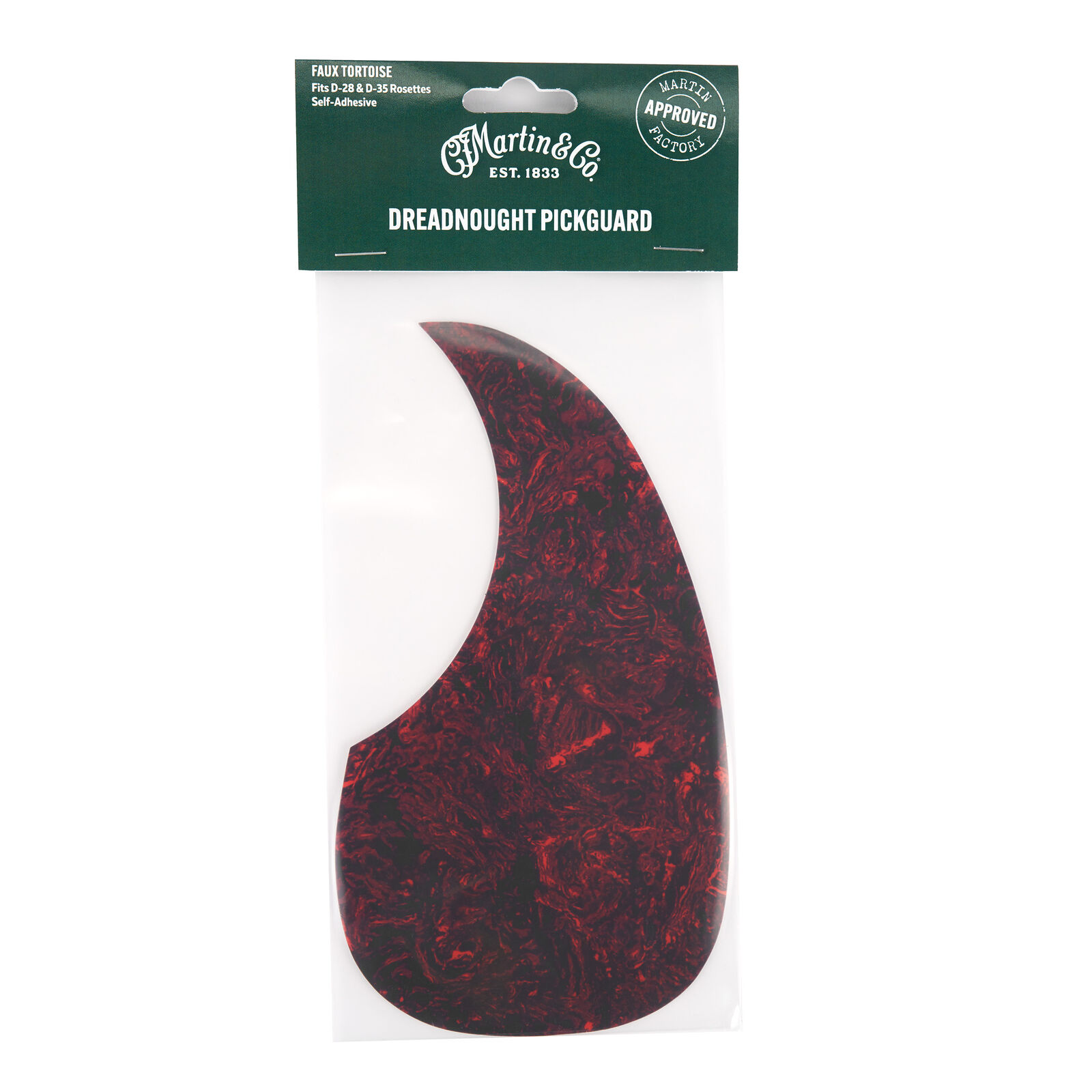Pickguard Dreadnought Faux Tortoise