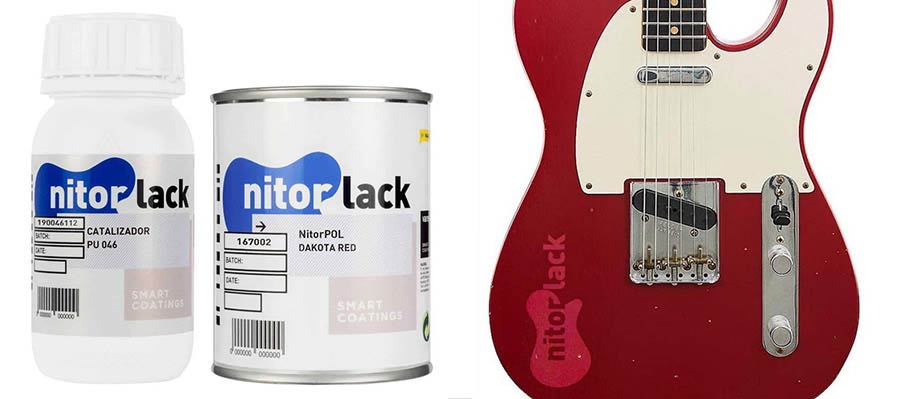 NitorPOL Polyurethanlack dakota rot - 500ml Dose + 250ml Trockner