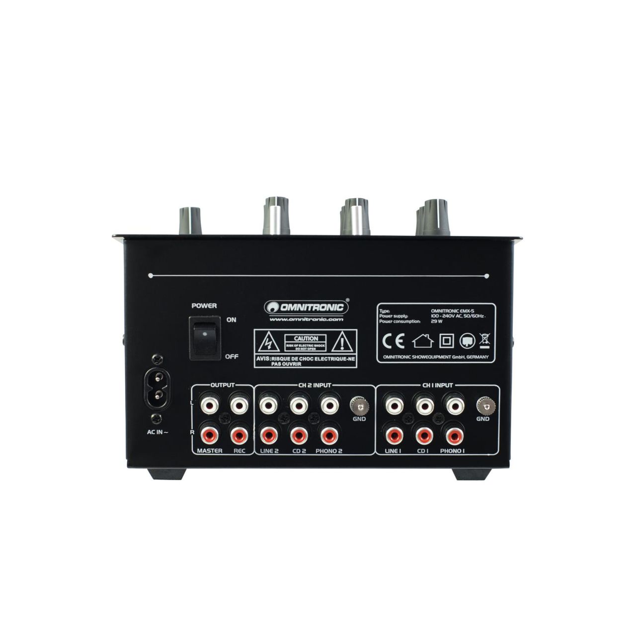 PM-222 2-Kanal DJ-Mixer (Showroom-Modell)