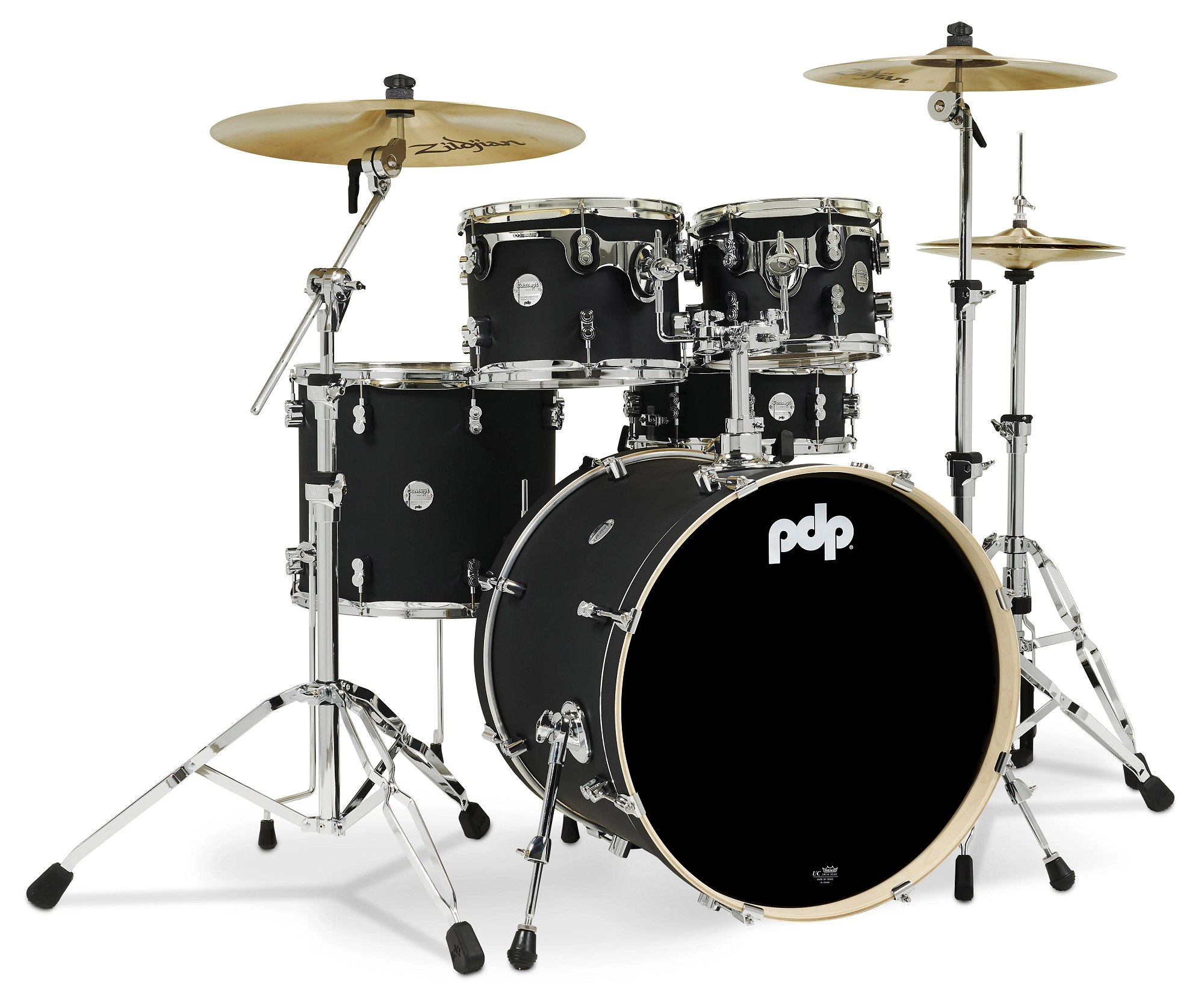  PDP Concept Maple CM5 Shell Set Satin Black
