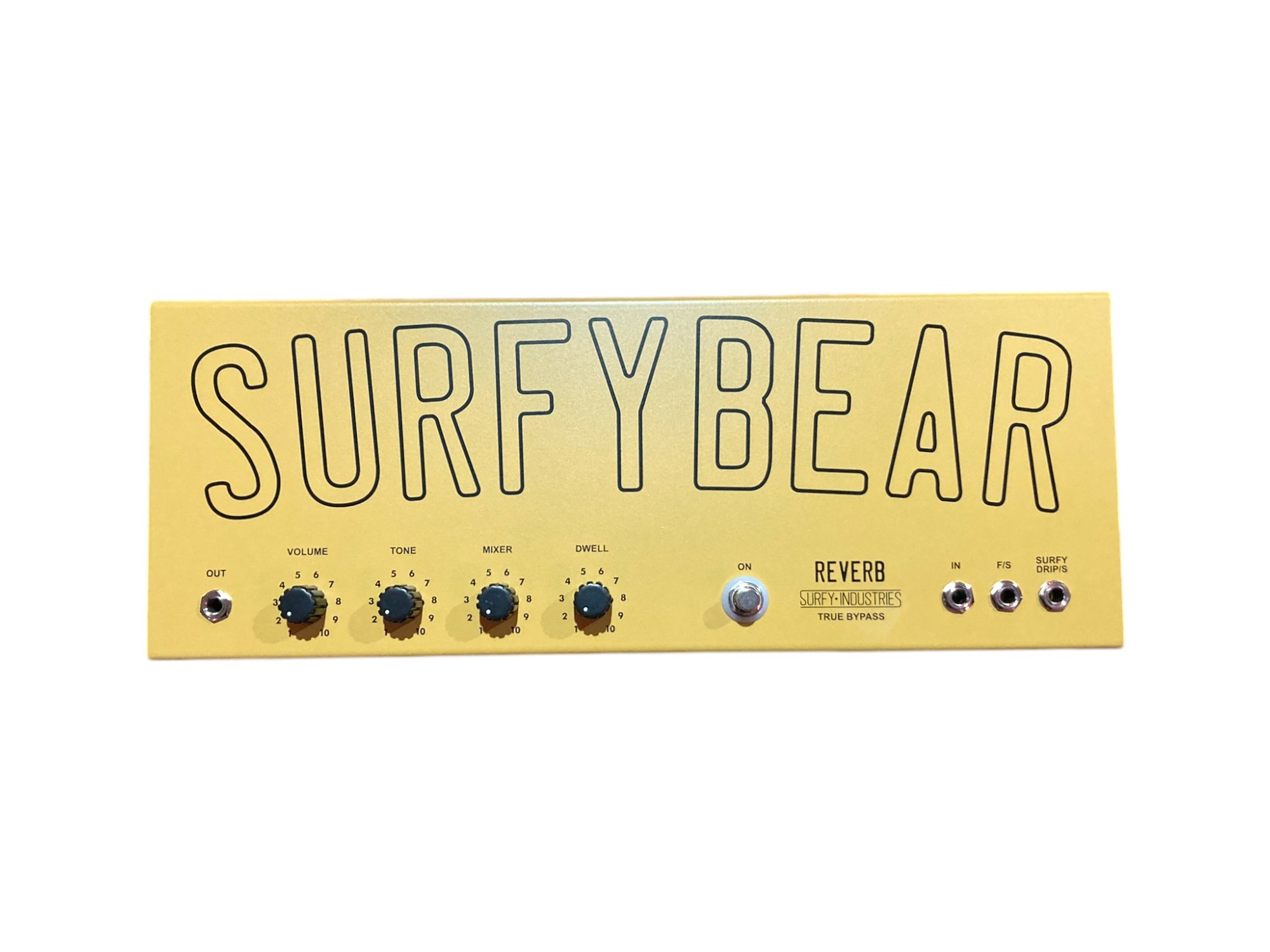  SurfyBear Metal Black V2.0 One of a kind "Mustard" Color - only 3 made - New Old Stock