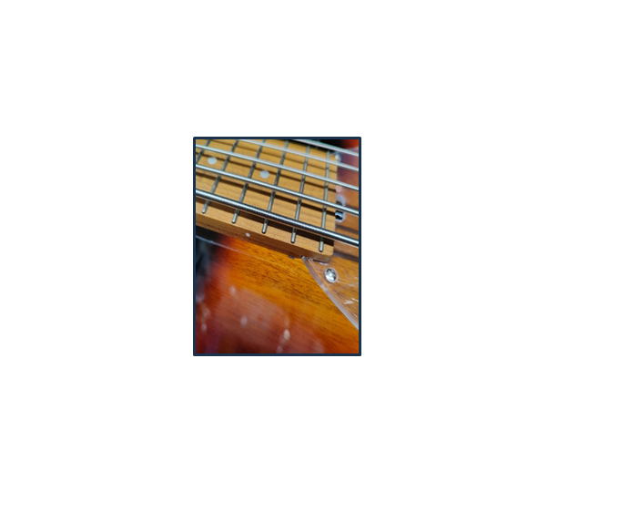 21-Fret Vintage M Bass, Roasted Maple FB, 5-String - Tobacco Sunburst Transparent High Polish "B-War
