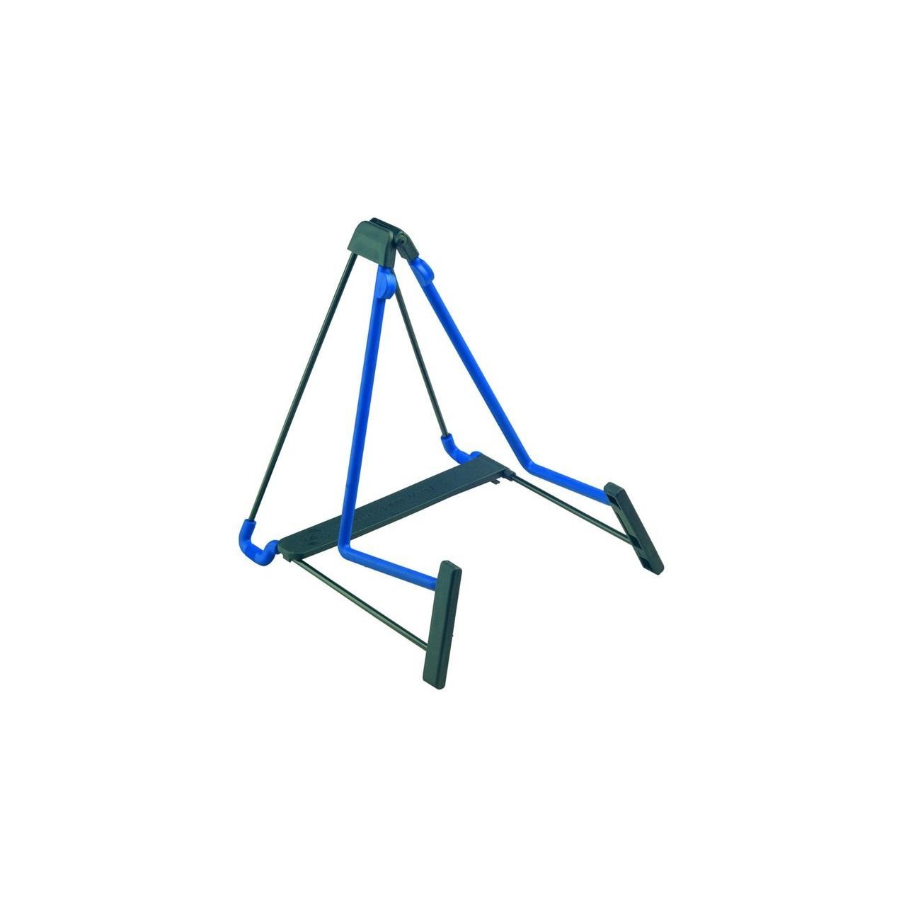 17580 Gitarrenständer "Heli 2" blau für Western- / Konzertgitarre