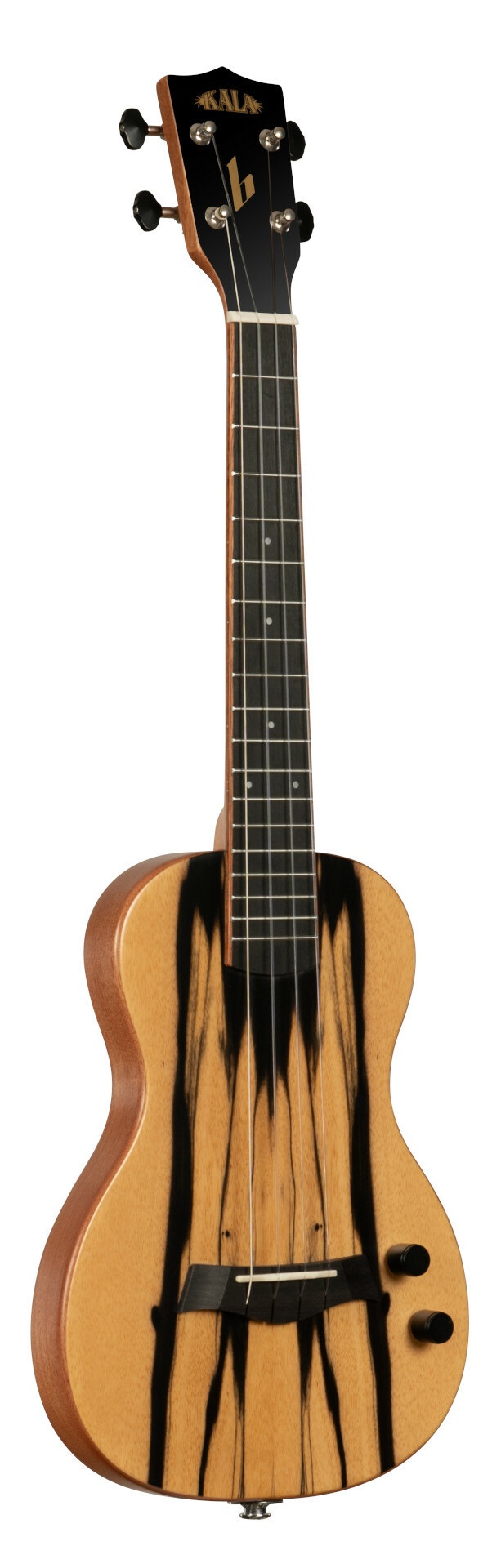 KA-SB-SUN-T - Solid Body Electric Sunny & The Black Pack Signature Tenor Ukulele, with Bag