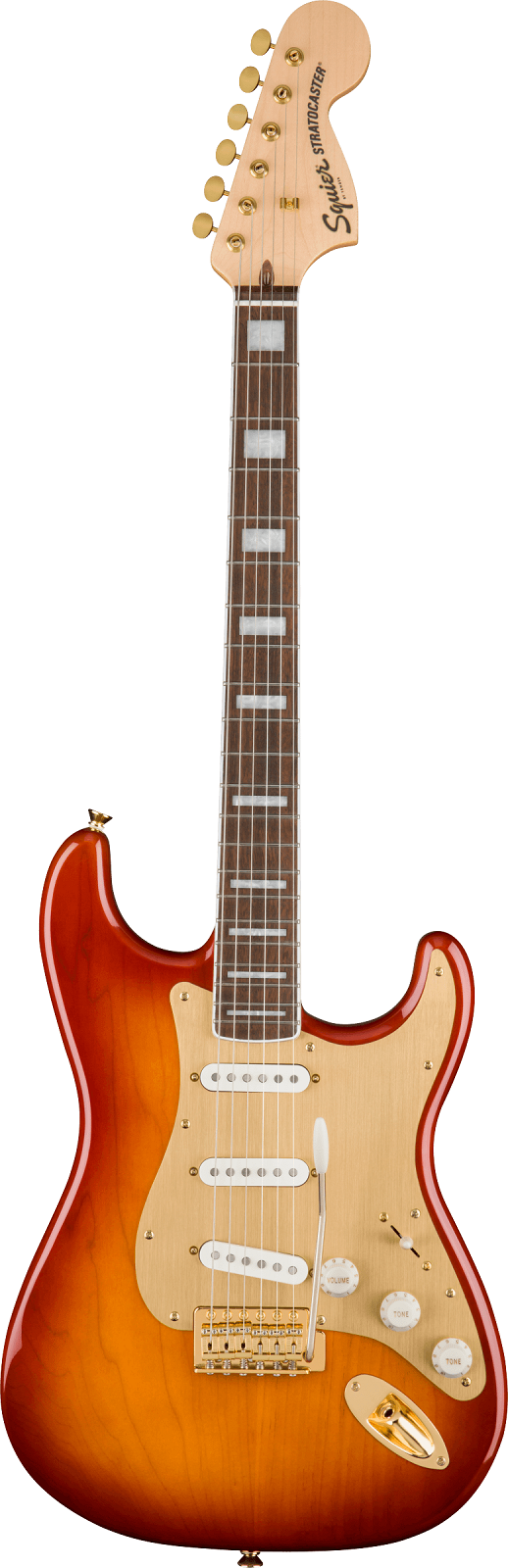 40th Anniversary Stratocaster®, Gold Edition, Sienna Sunburst 40th Anniversary Stratocaster®, Gold Edition, Sienna Sunburst