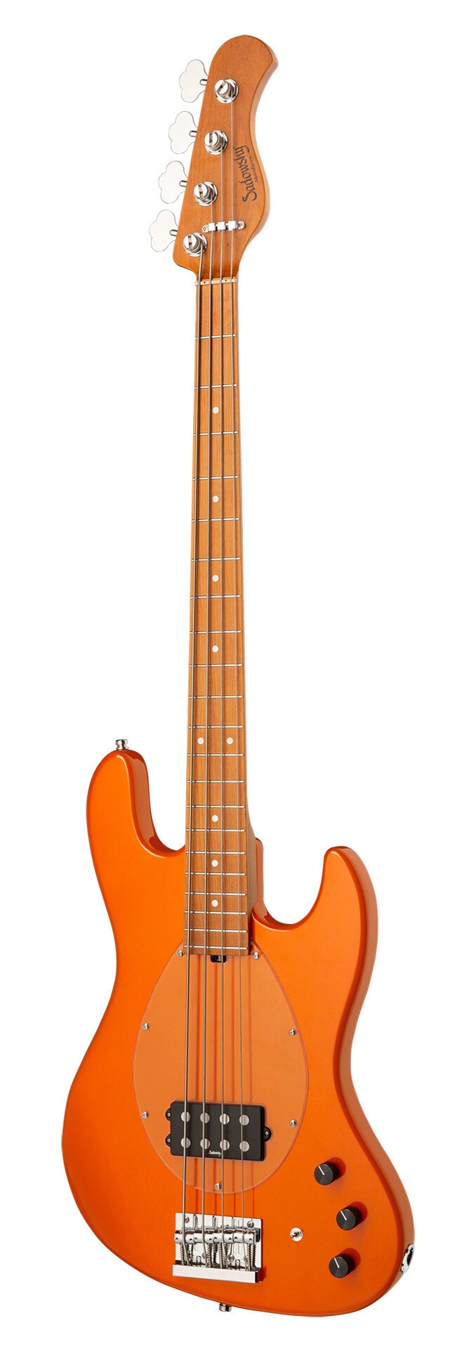 MetroExpress 21-Fret Vintage M Bass Candy Apple Orange Metallic (B-Stock)