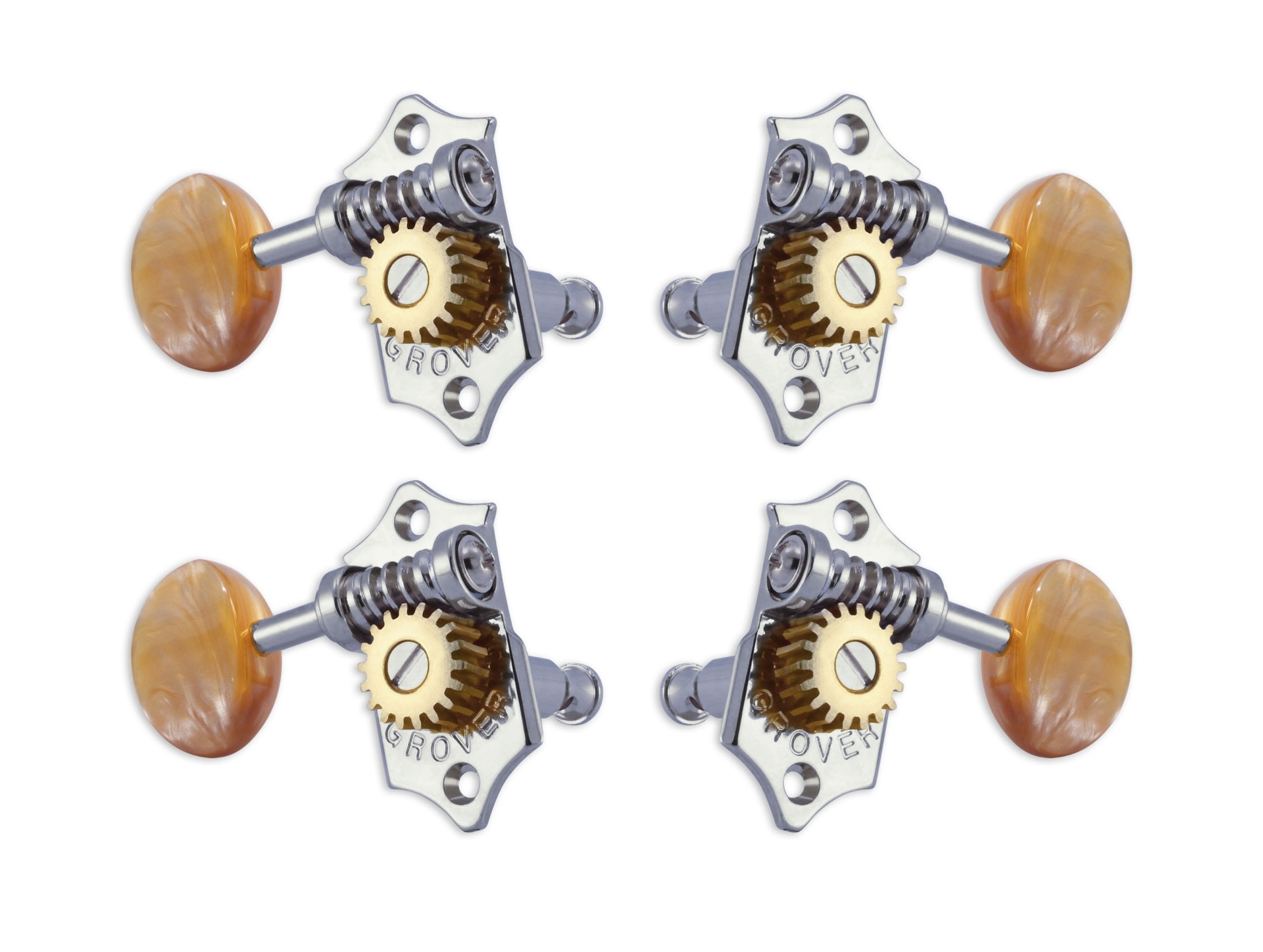 U98-18CA Sta-Tite Geared Ukulele  Pegs 4 pcs. Chrome