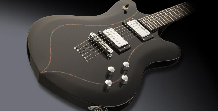 D-Series Artist Line William DuVall Talisman, Seymour Duncan Pickups - Solid Black High Polish