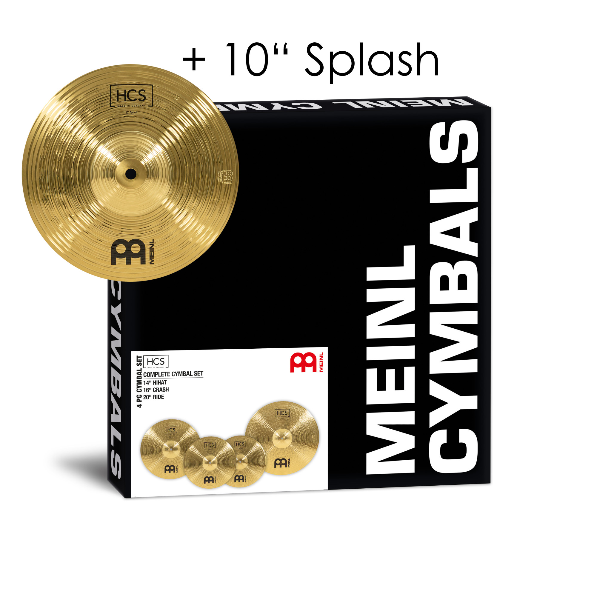 HCS Cymbal Set 14"/16"/20" + 10" Splash