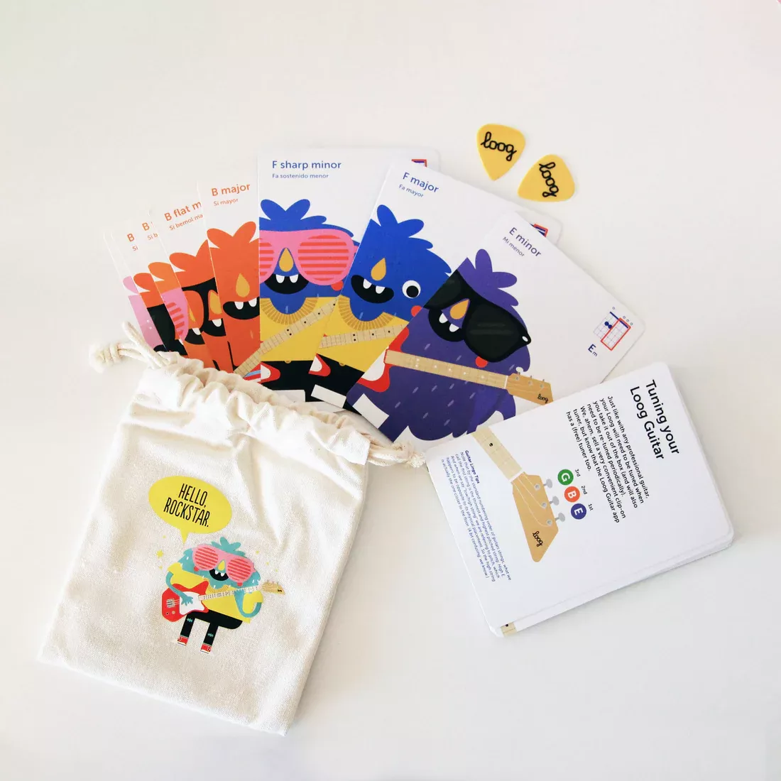 Mini Green 3-Saitige Akustikgitarre