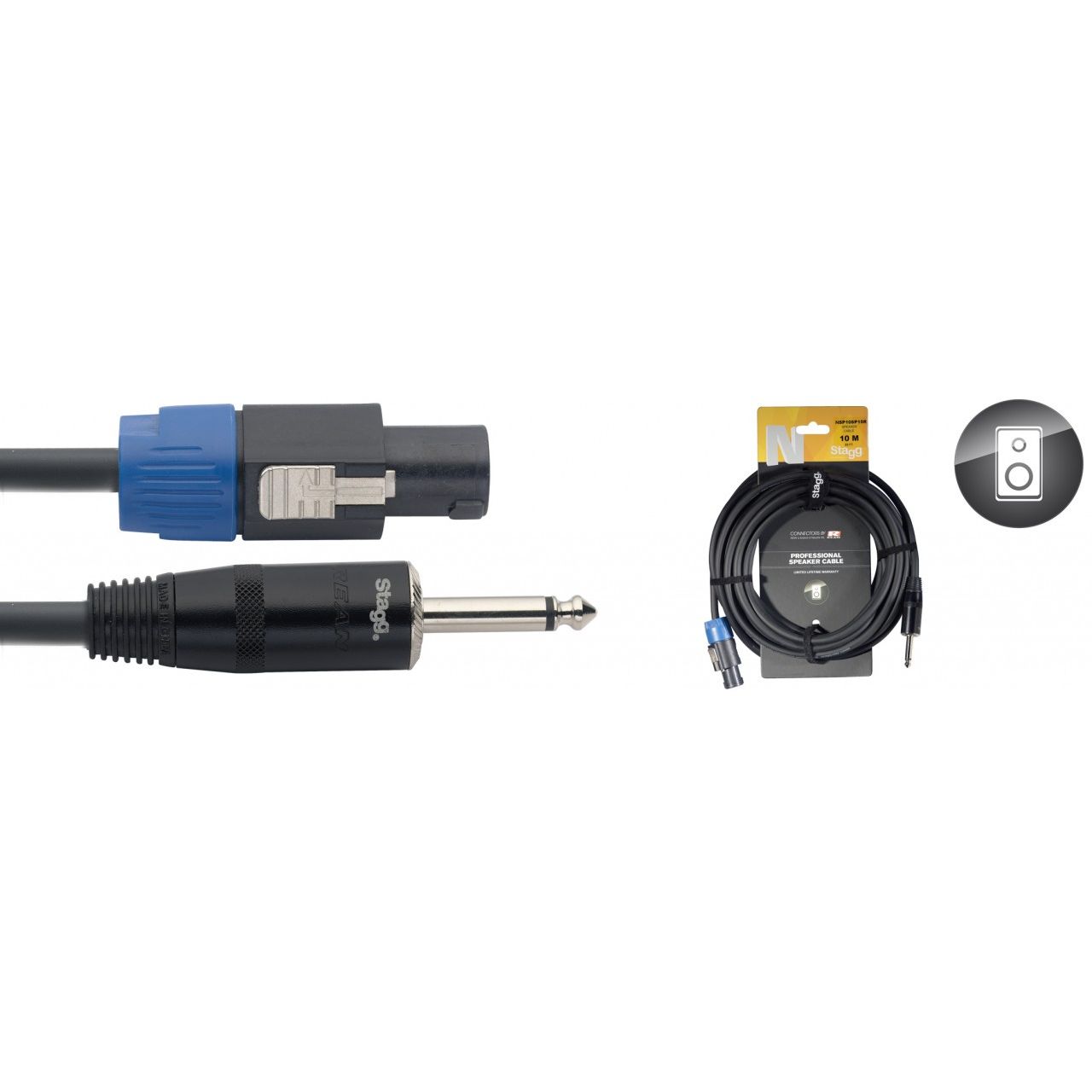 Lautsprecherkabel 2x1,5mm² - SpeakON/Klinke - 1,5m