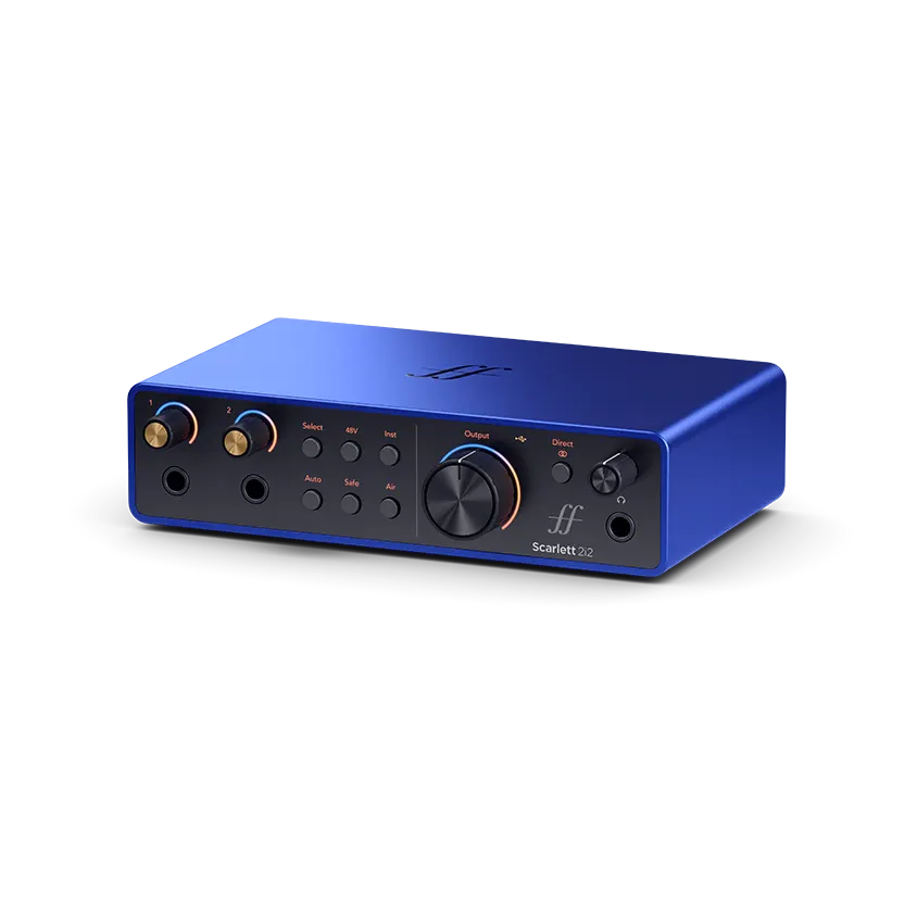 Focusrite Scarlett 2i2 4th Gen Anniversary Edition Kompakt und tragbar