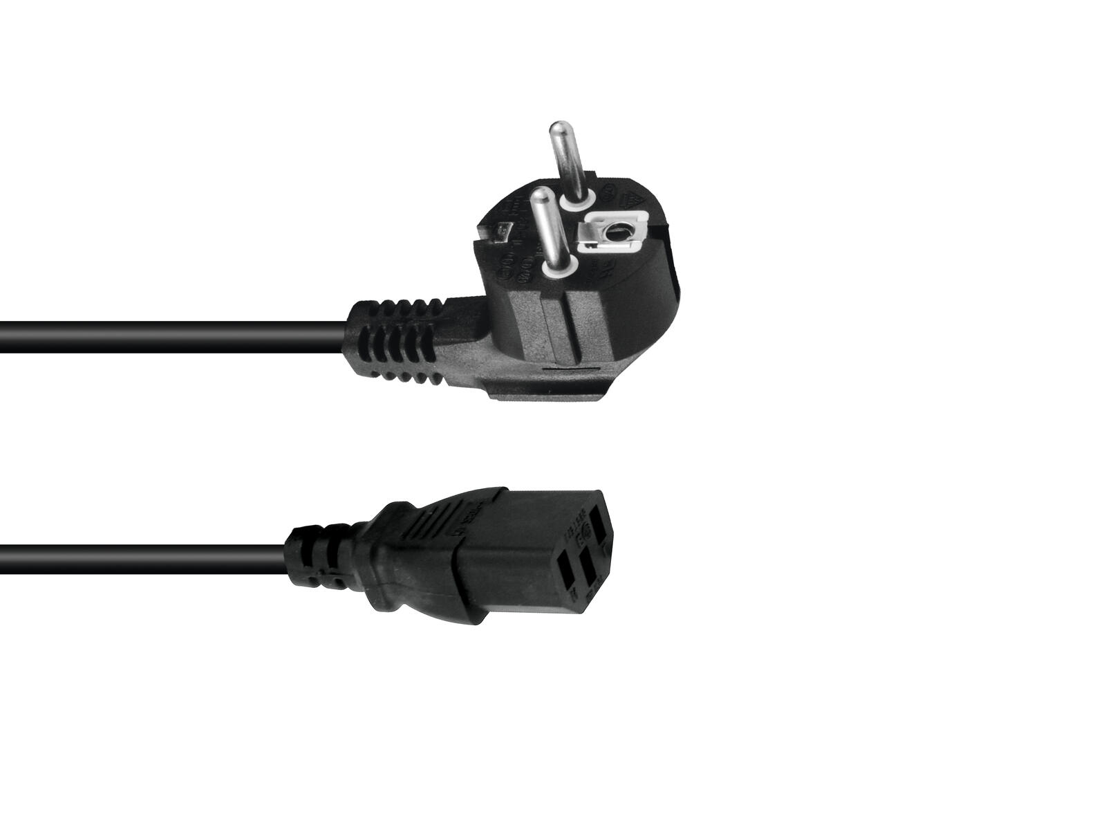 Kaltgeräte Netzkabel 3x1,0 3m sw
