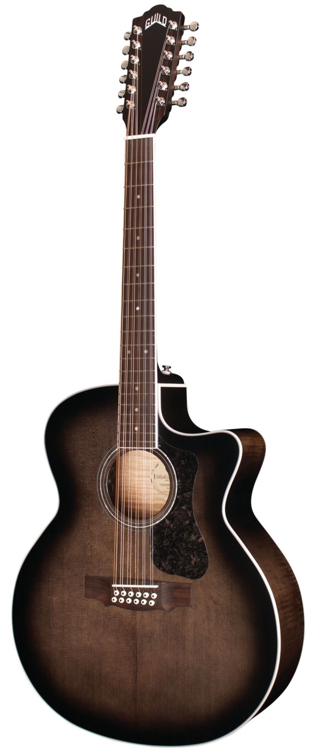 F-2512CE Deluxe Archback Trans Black Burst (B-Stock)