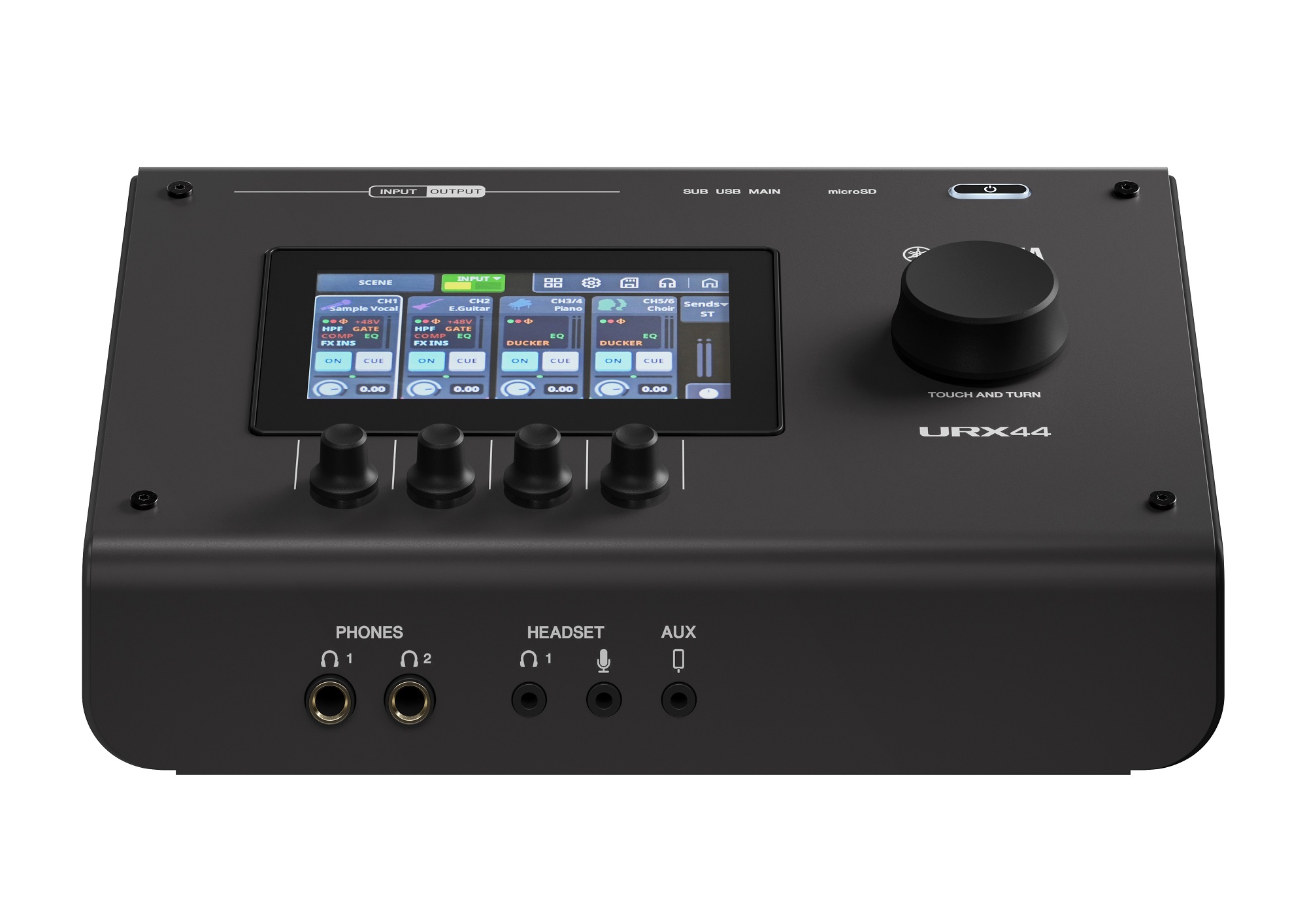 URX44 BK USB Audio-Interface