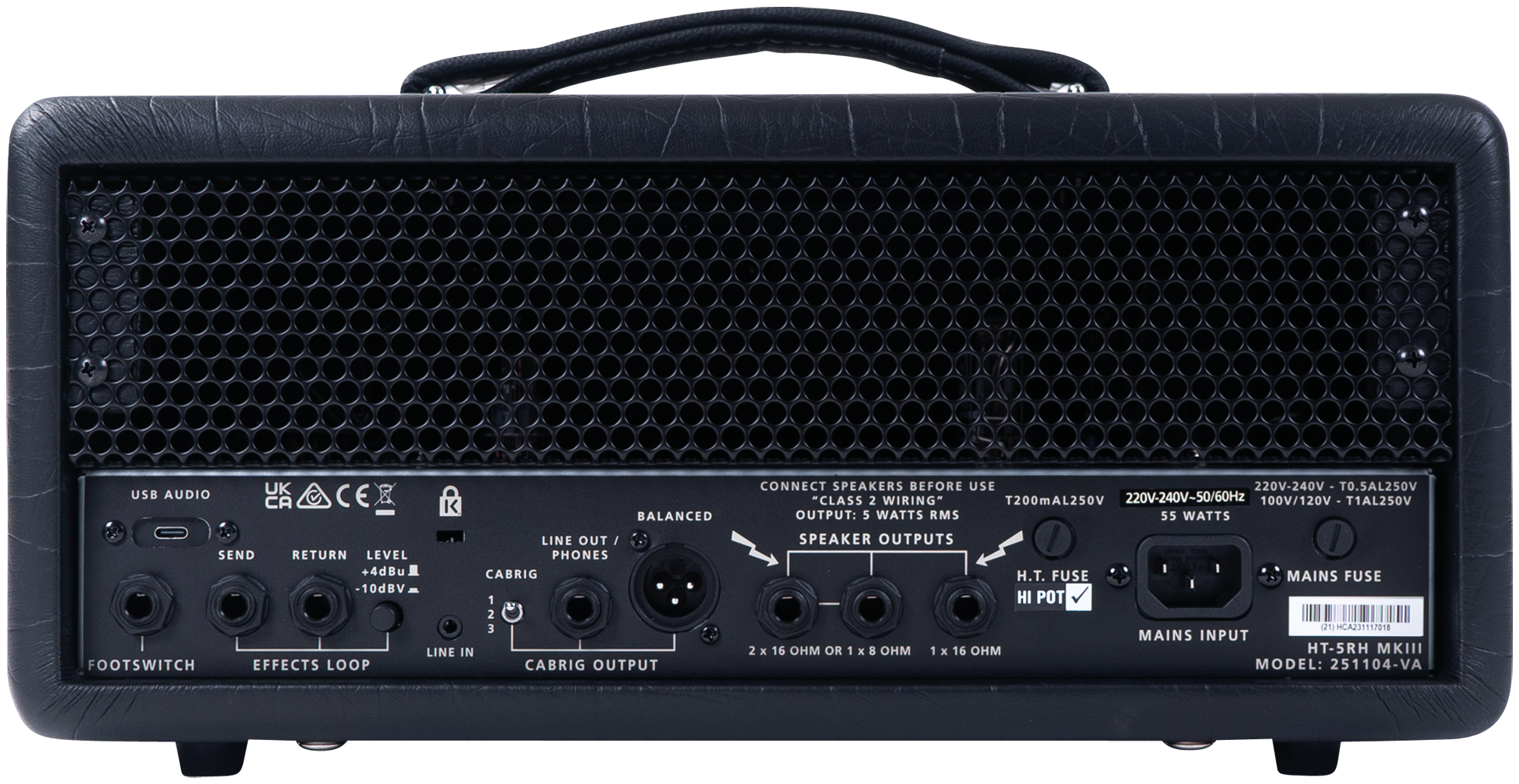 HT-5RH MkIII E-Gitarrentopteil 5W