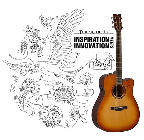 Yamaha TransAcoustic Guitars 2nd Generation