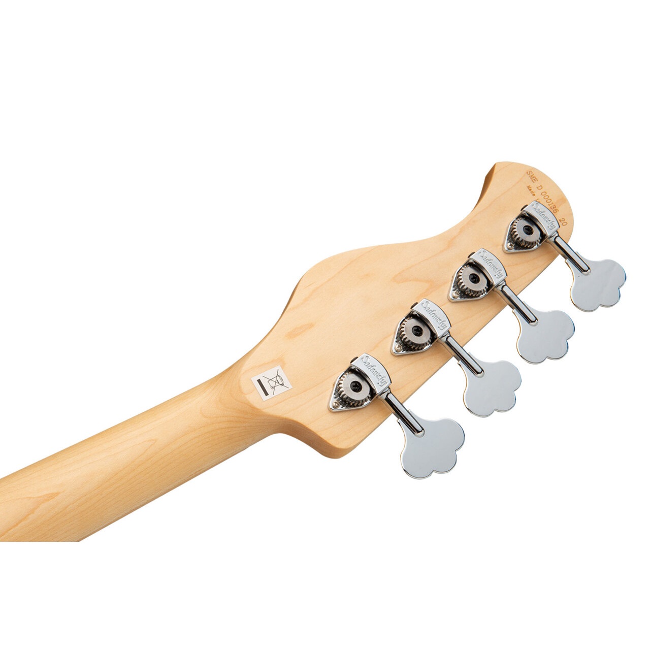 MetroExpress 21-Fret Hybrid P/J Bass, 4-String - Solid Black High Polish