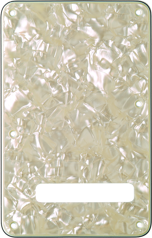 Backplate, Stratocaster®, Aged White Moto, 4-Ply