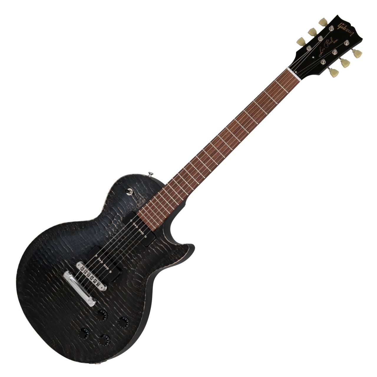 Les Paul BFG P-90 2018 Worn Ebony - E-Gitarre
