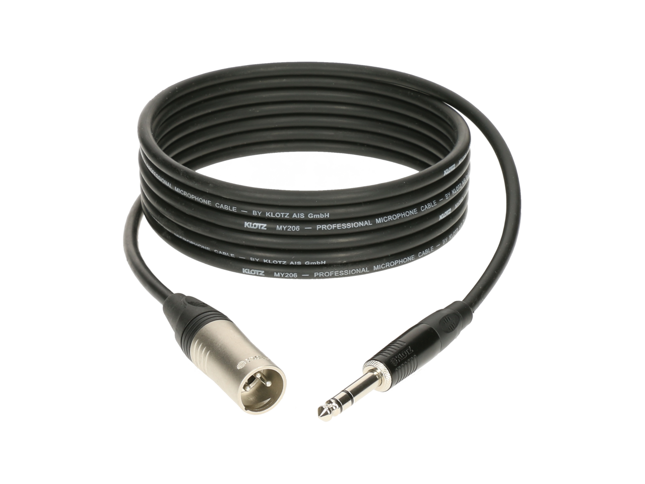 Pro Audiokabel XLR male - 2 m