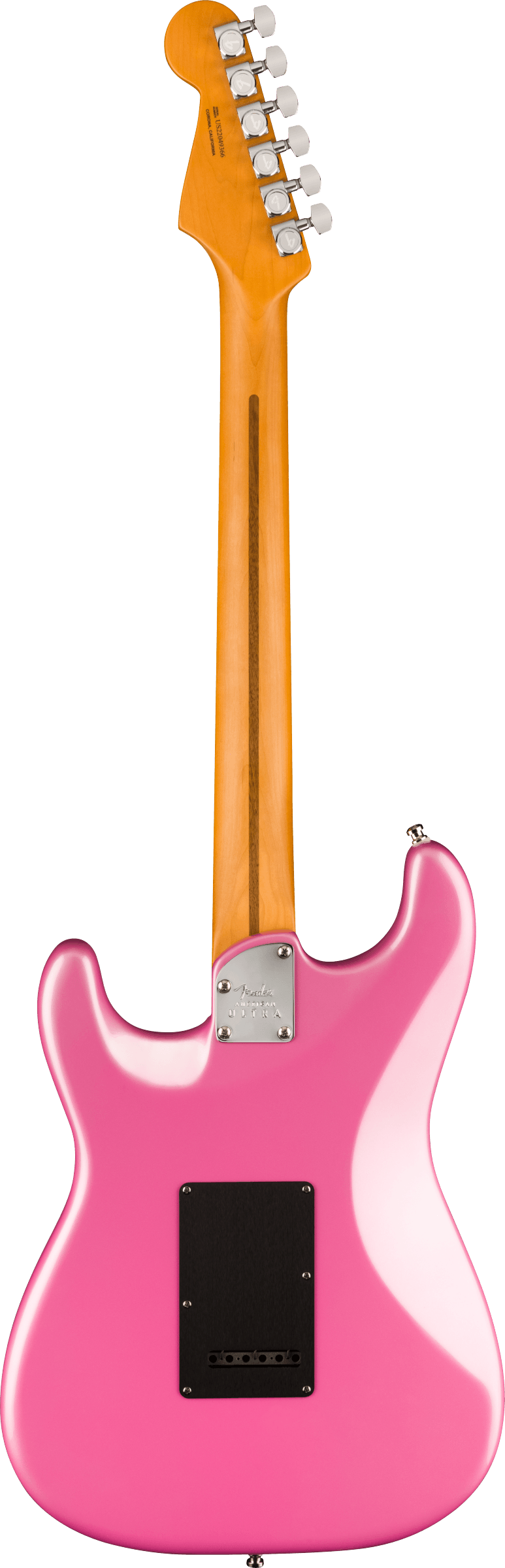 American Ultra Stratocaster® HSS, Ebony Fingerboard, Bubble Gum Metallic