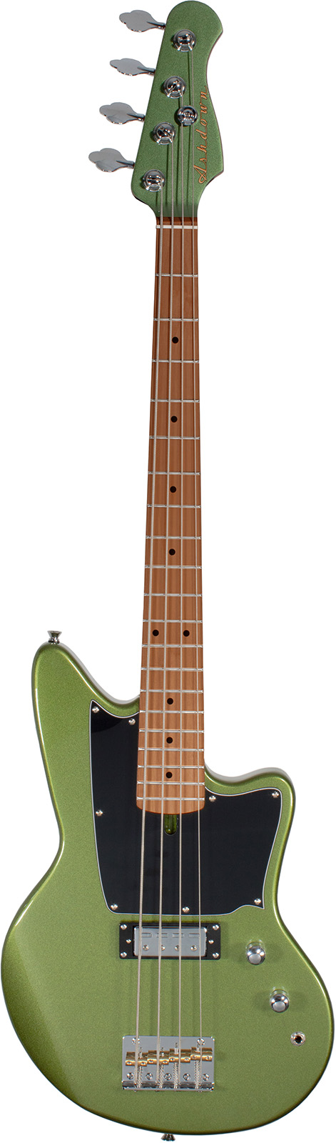 Roasted Capri Onyx Green 4-String E-Bass