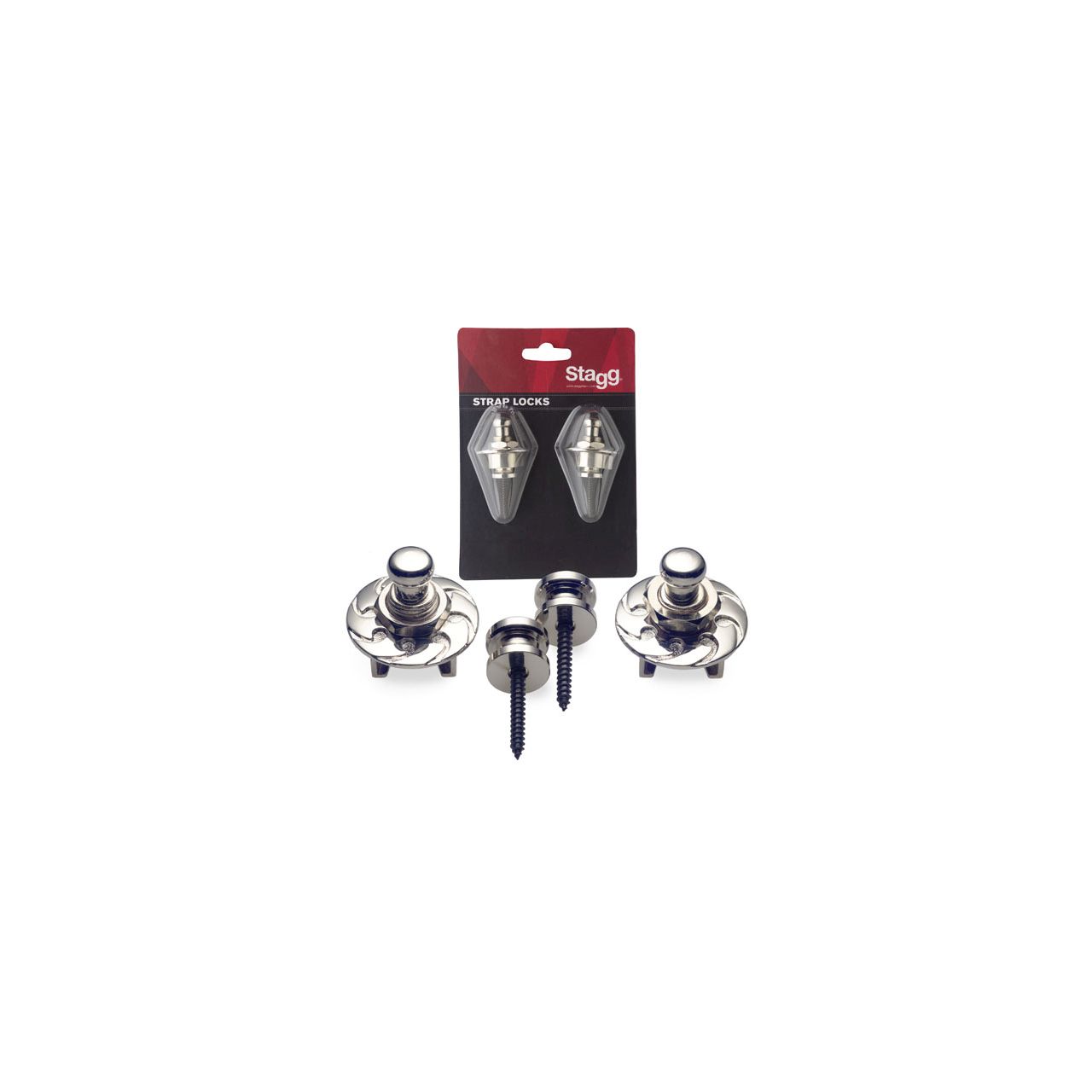 SSL1 CR Security Locks Chrom  - Strap Lock Set