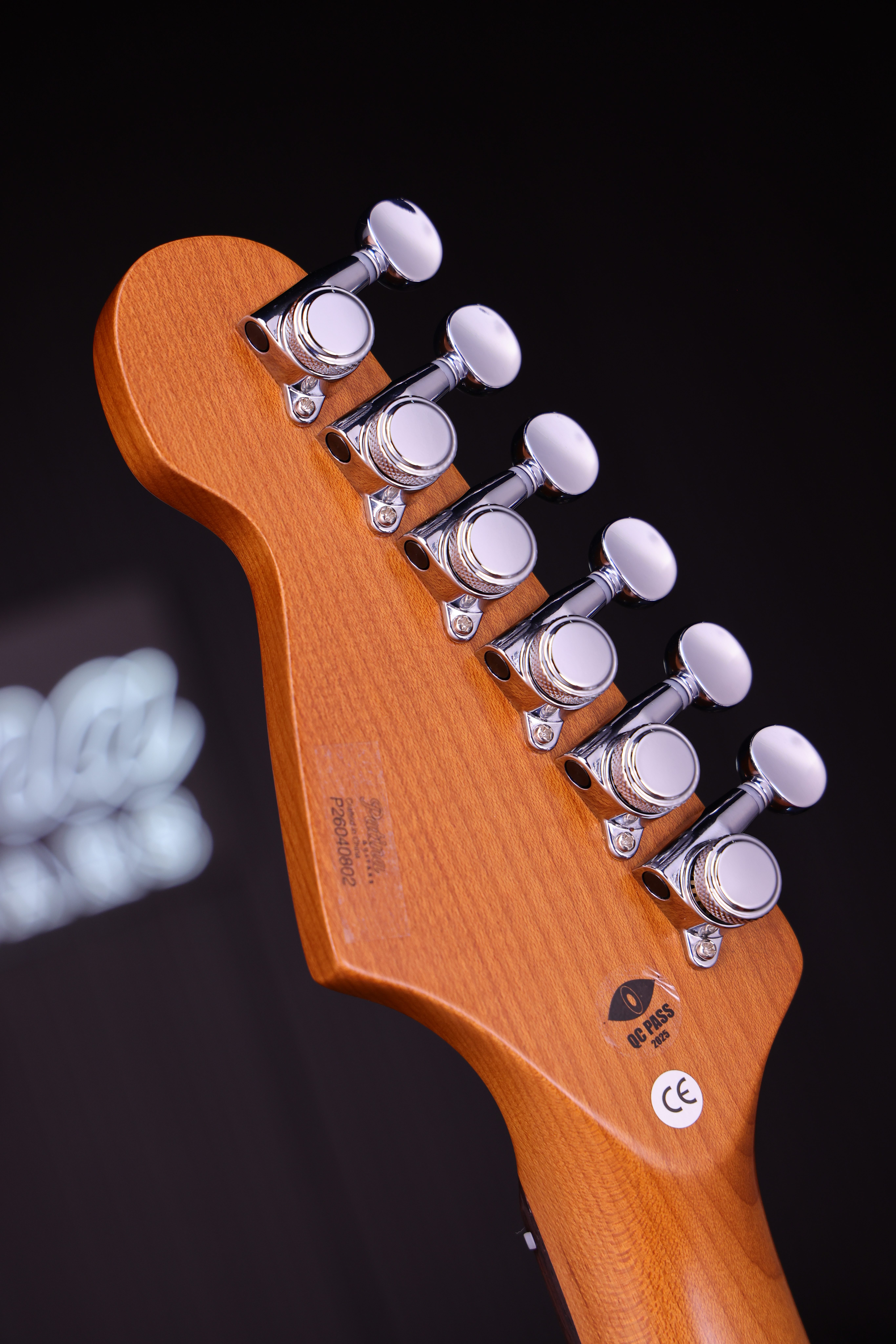 PS-3 Fiesta Red SSS ST-Style E-Gitarre