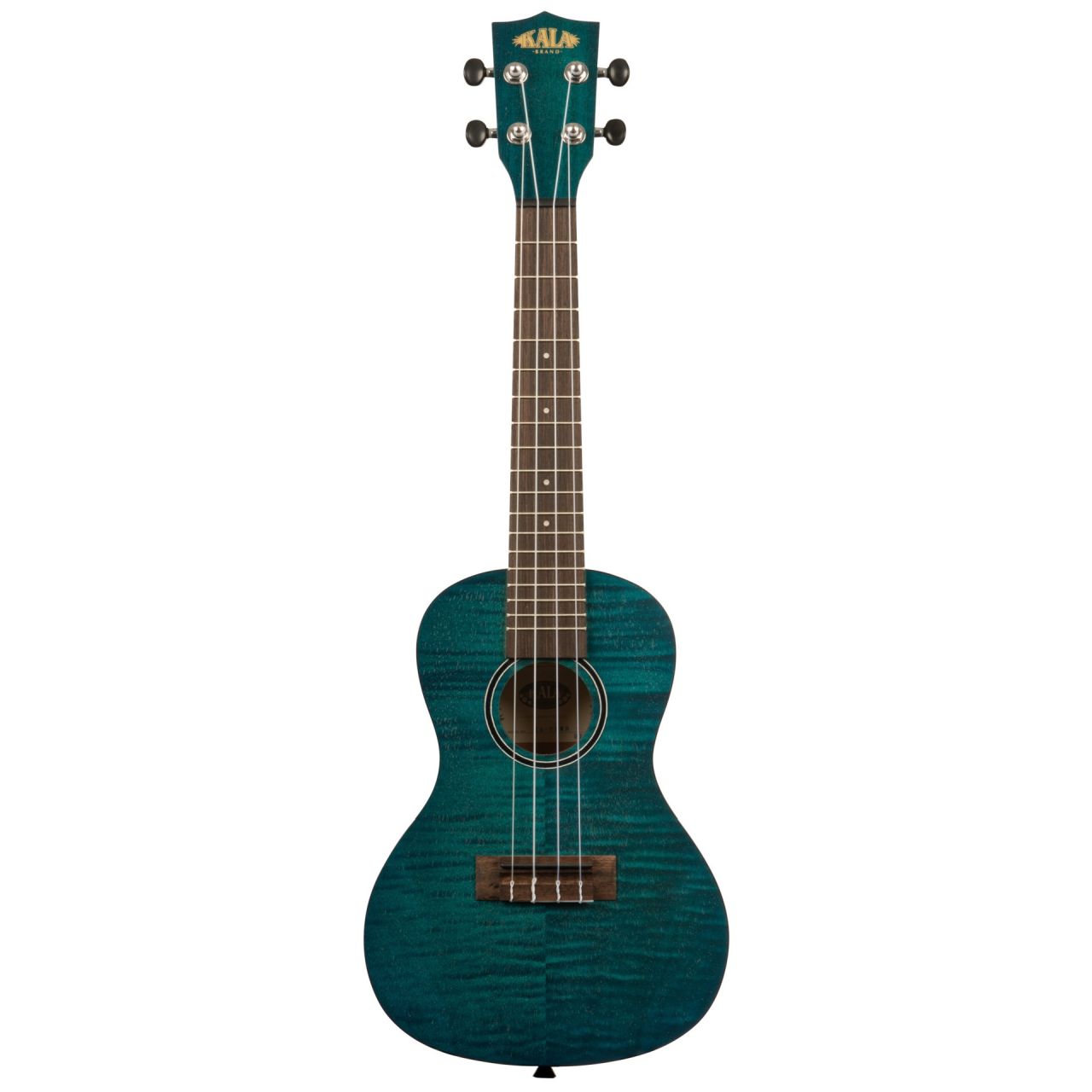 KA-CEMB - Blue Exotic Mahogany Concert Ukulele, with Bag (UB-C) 