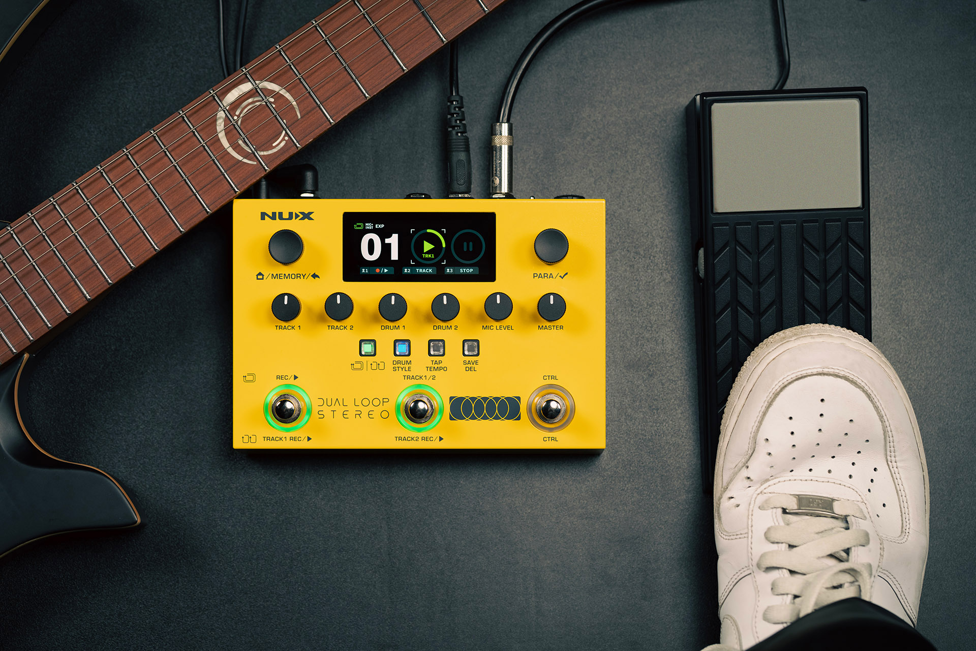 NUX Dual Loop Stereo Dual Loop Pedal für Gitarre