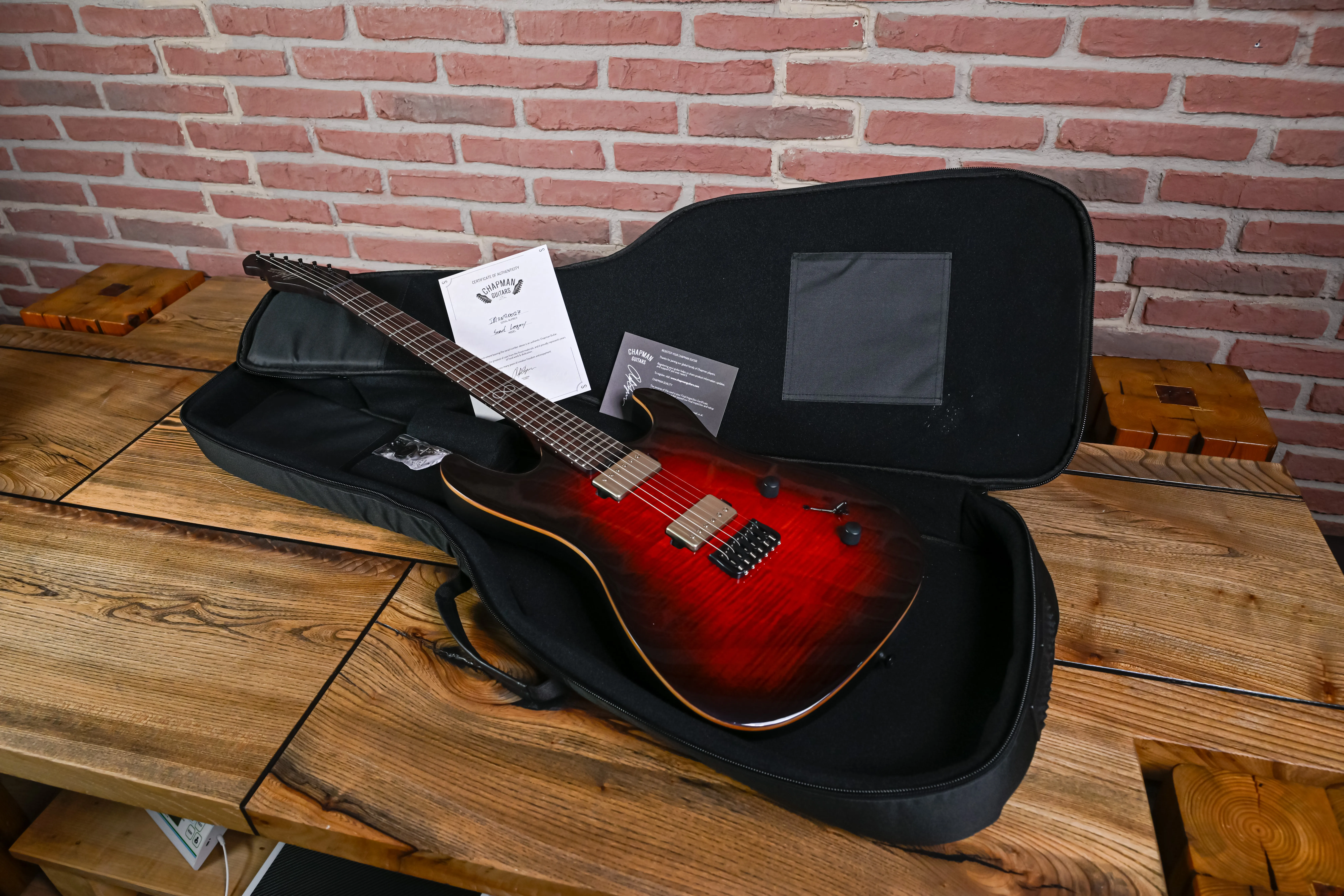 Chapman Scout Legacy Series Blood Moon Electric Guitar