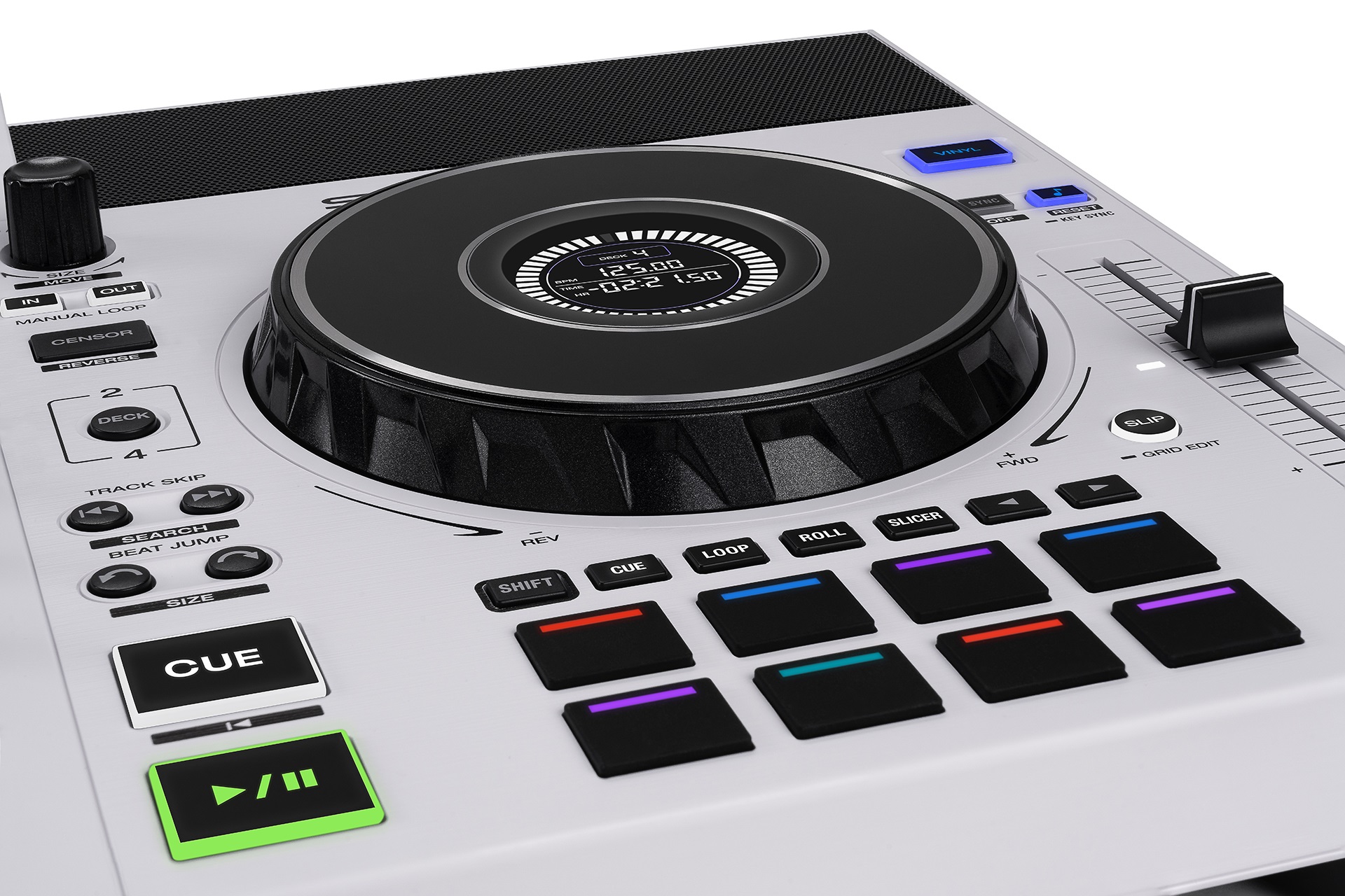 Denon DJ SC LIVE 4 White Jogwheel