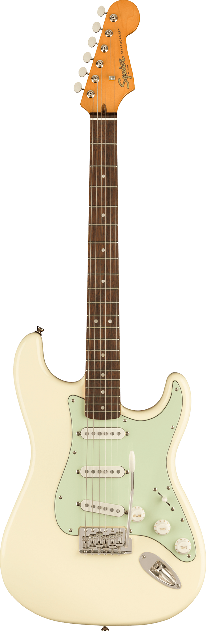 FSR Classic Vibe '60s Stratocaster®, Laurel Fingerboard, Mint Pickguard, Olympic White