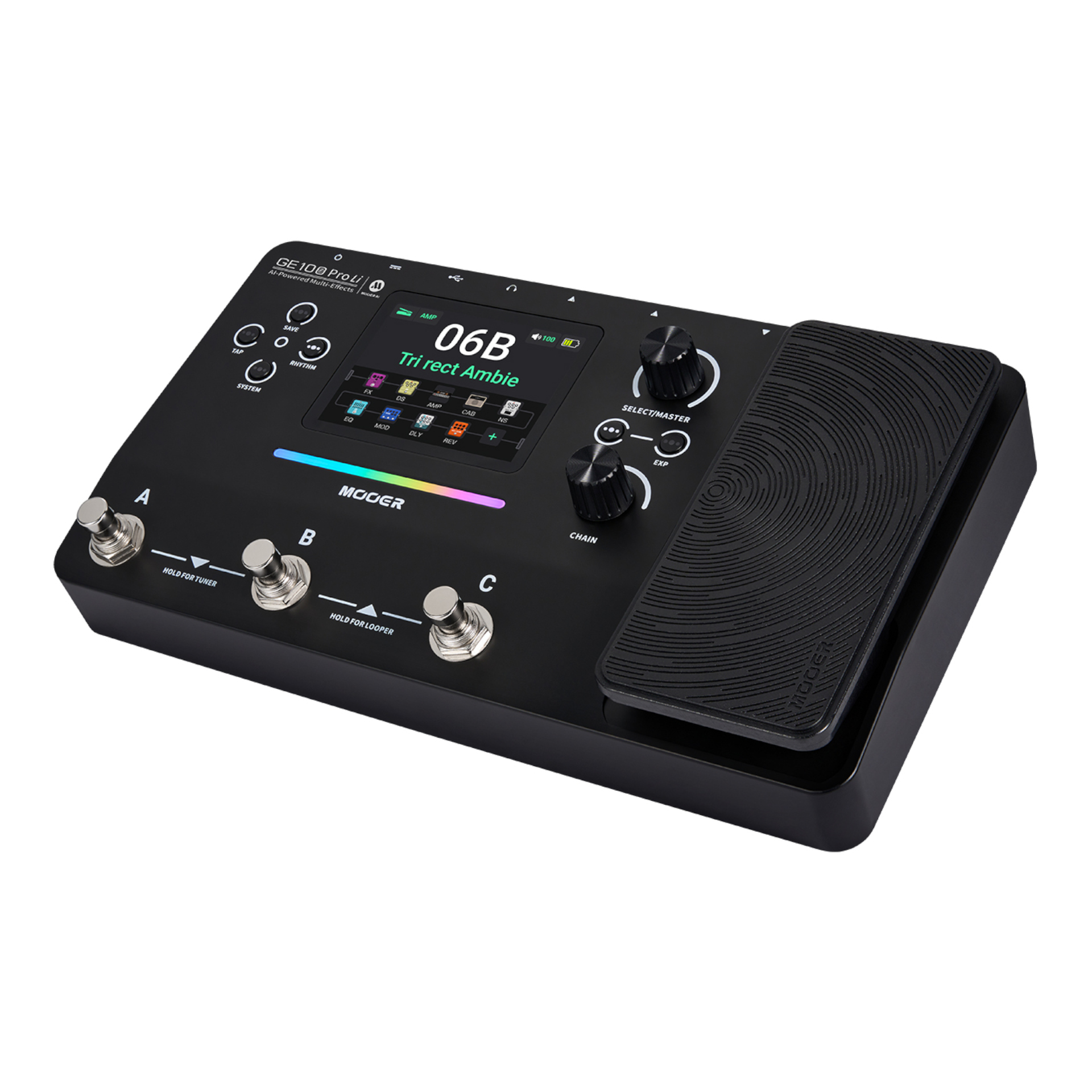 GE 100 PRO Li Guitar Multi FX Processor