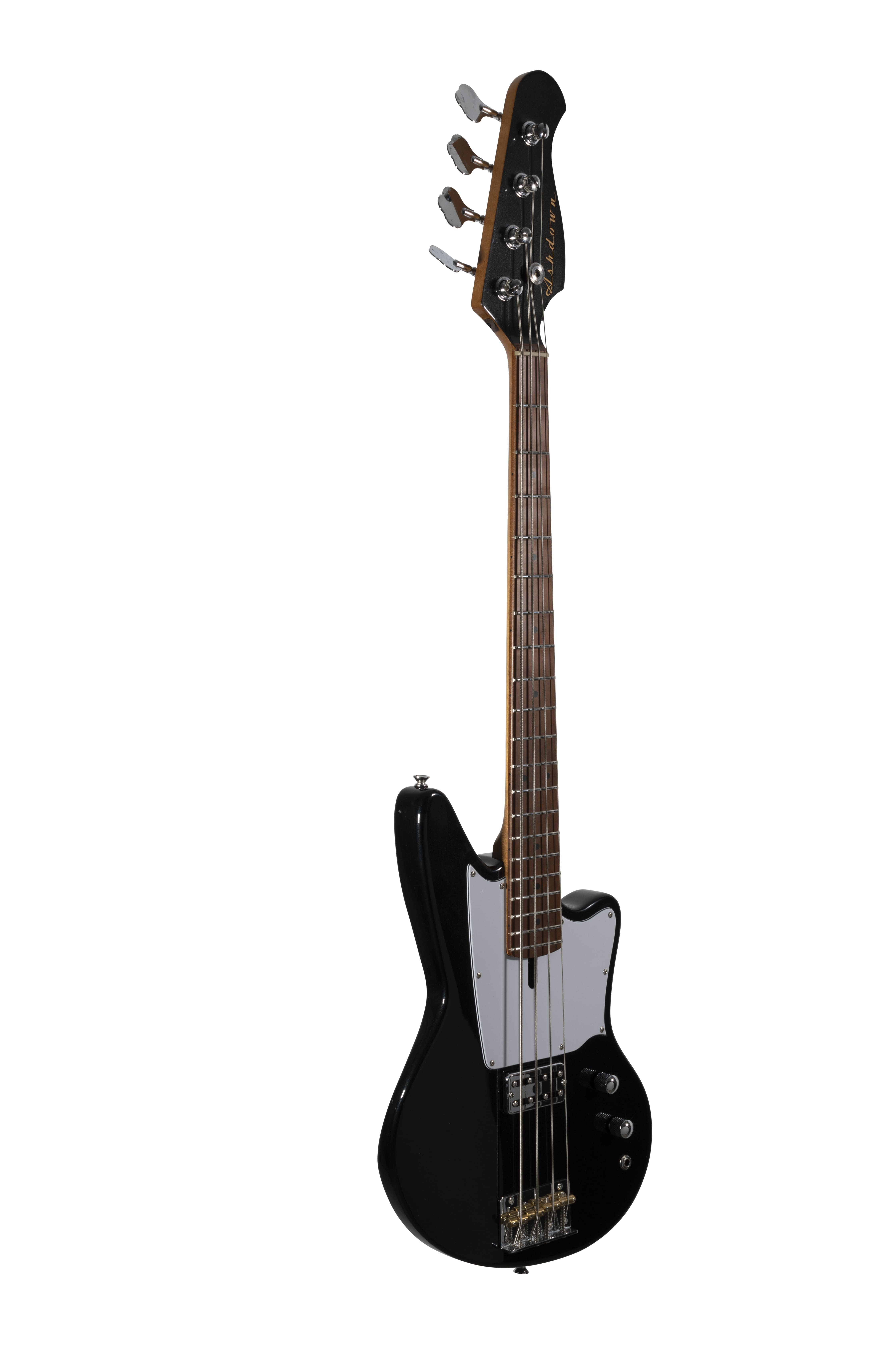 Roasted Capri Gloss Black 4-String E-Bass