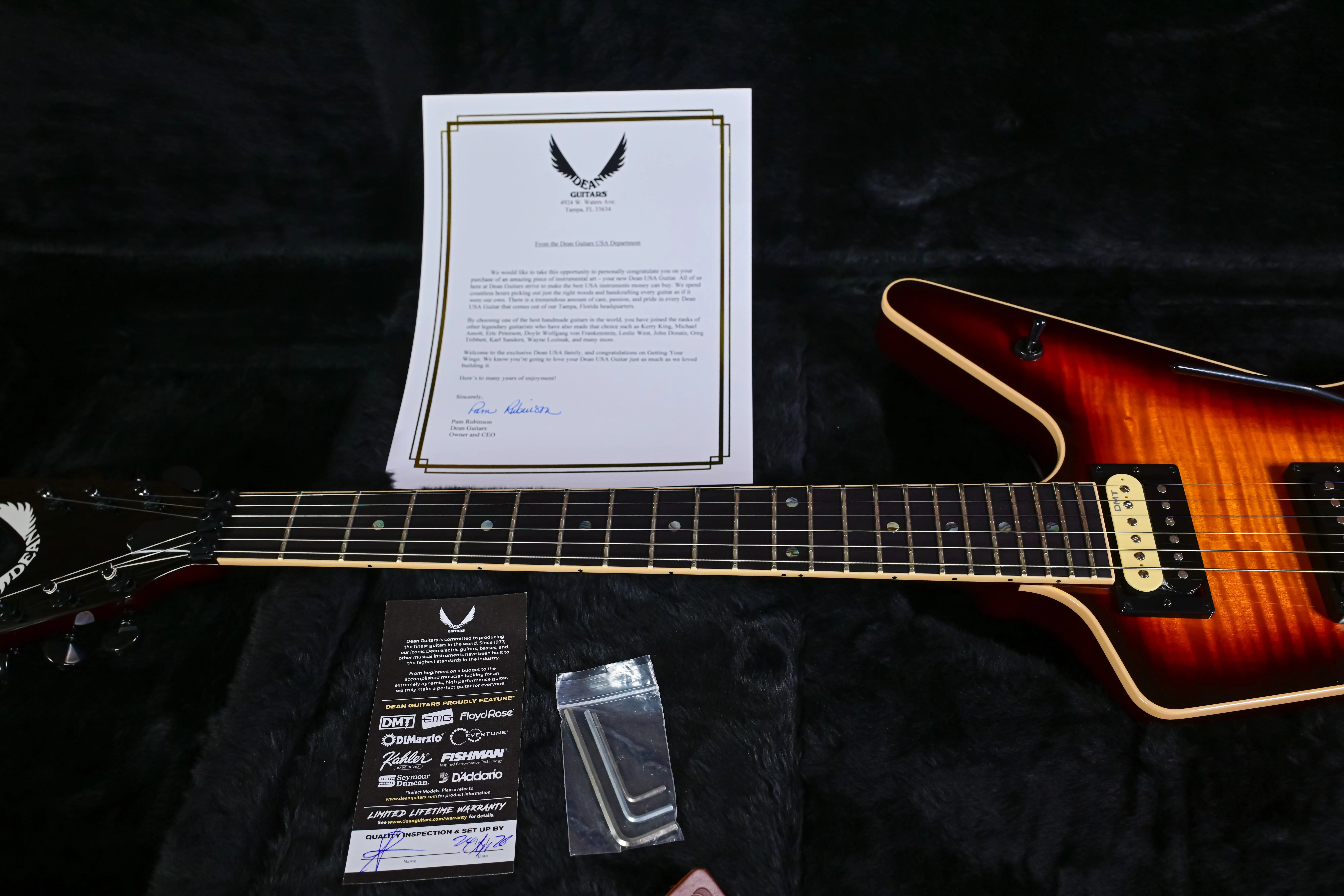 USA Custom Shop ML Floyd Flame Top Trans Brazilia