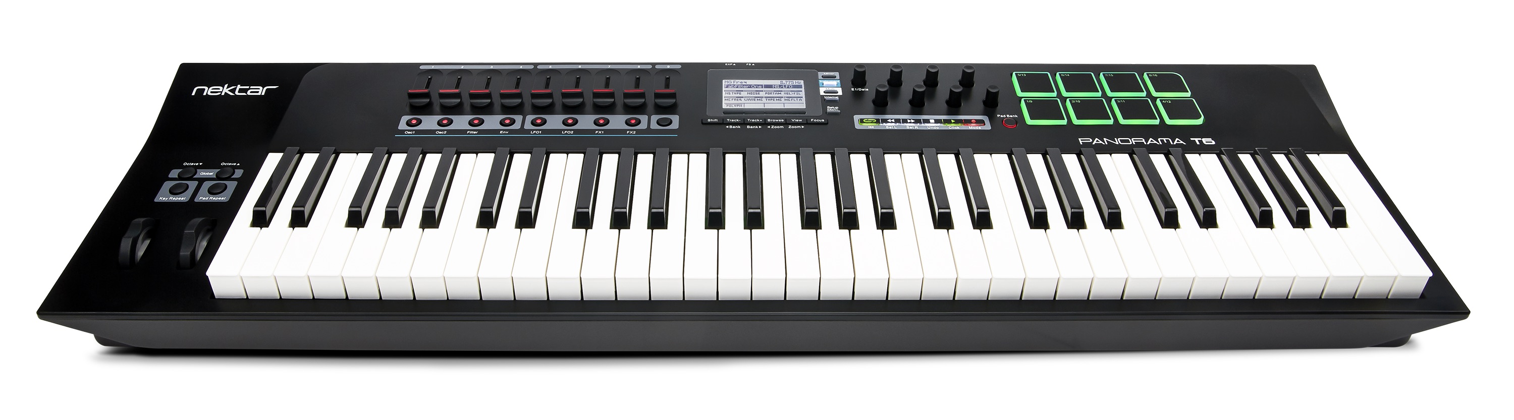 Nektar Panorama T6 USB MIDI Keyboard Controller Hinteransicht