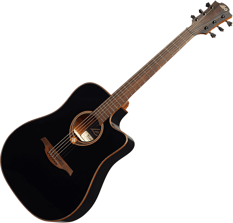 T118DCE Black Westerngitarre