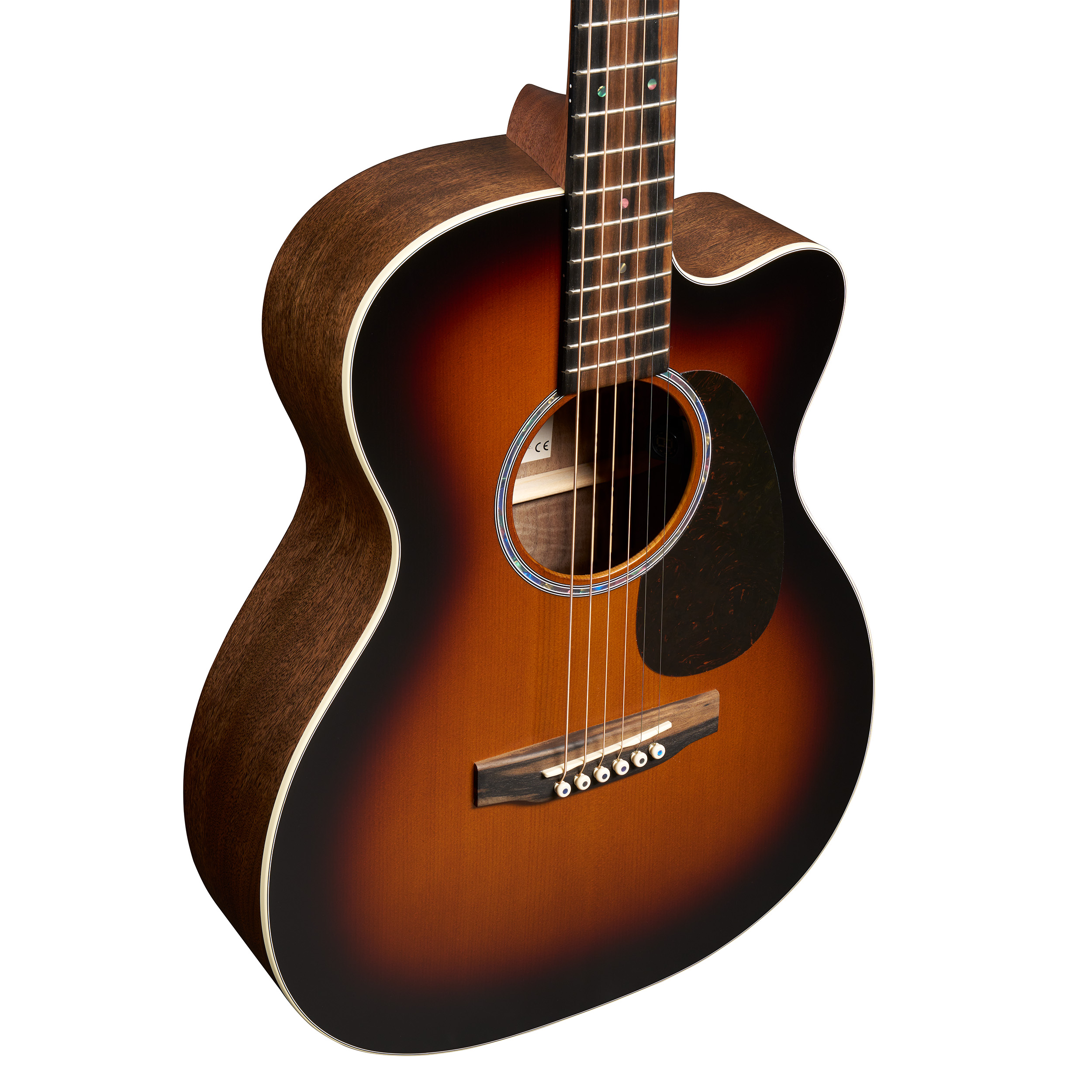 000C Jr E Walnut Burst Westerngitarre
