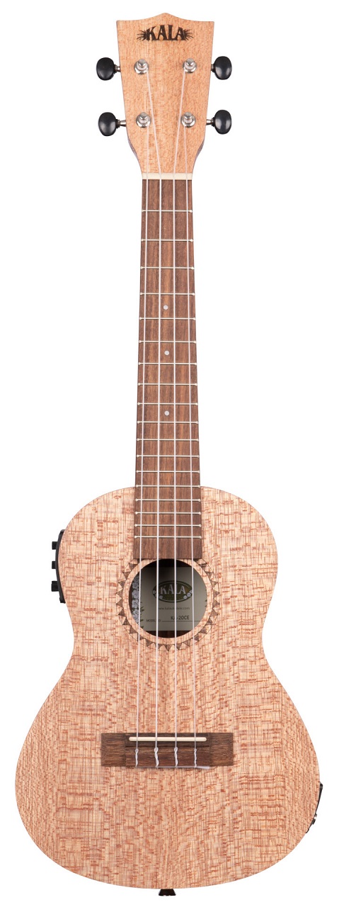 KA-20CE - Burled Meranti Concert Ukulele, with EQ