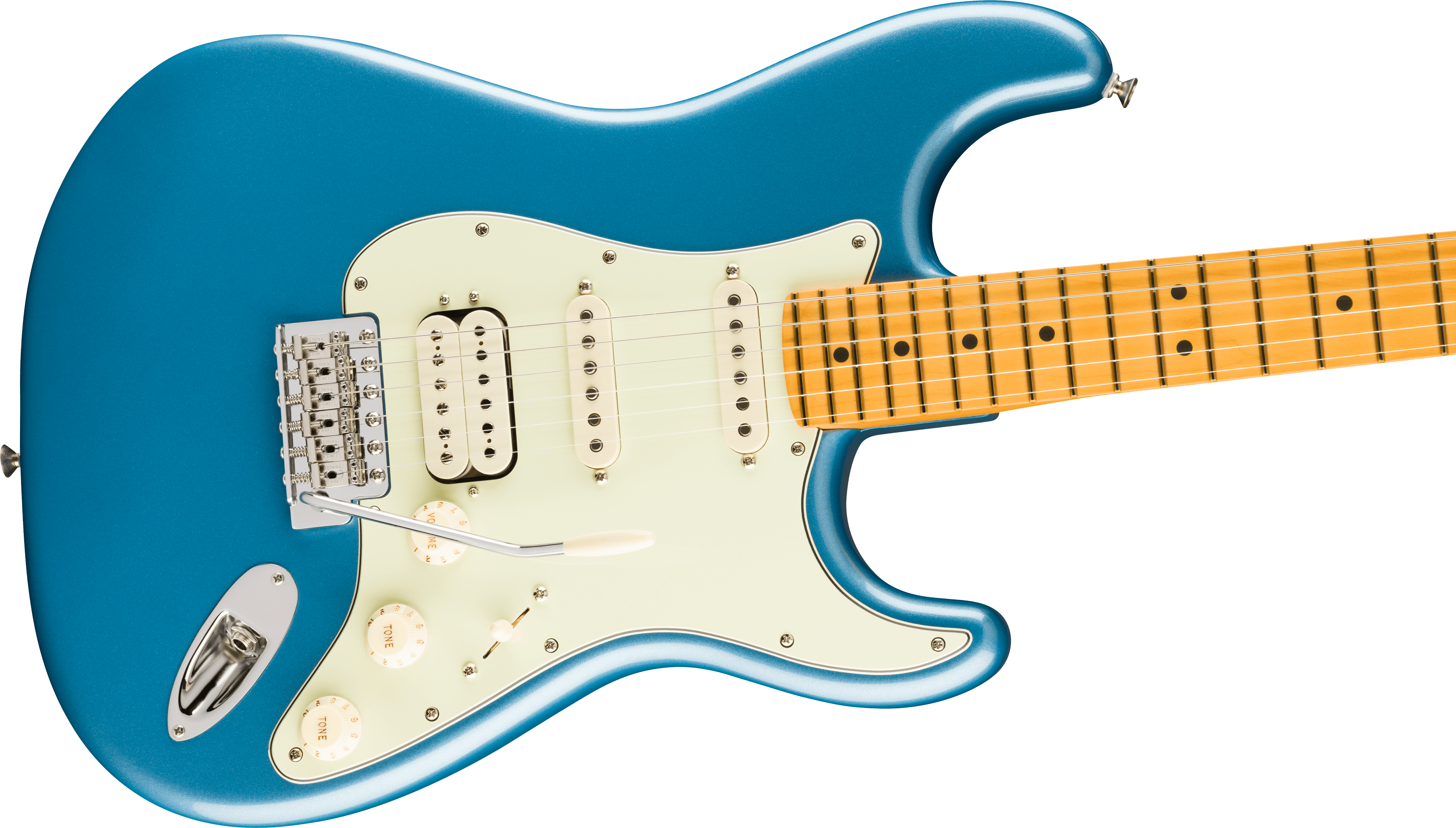 American Professional Classic Stratocaster HSS Faded Lake Placid Blue
