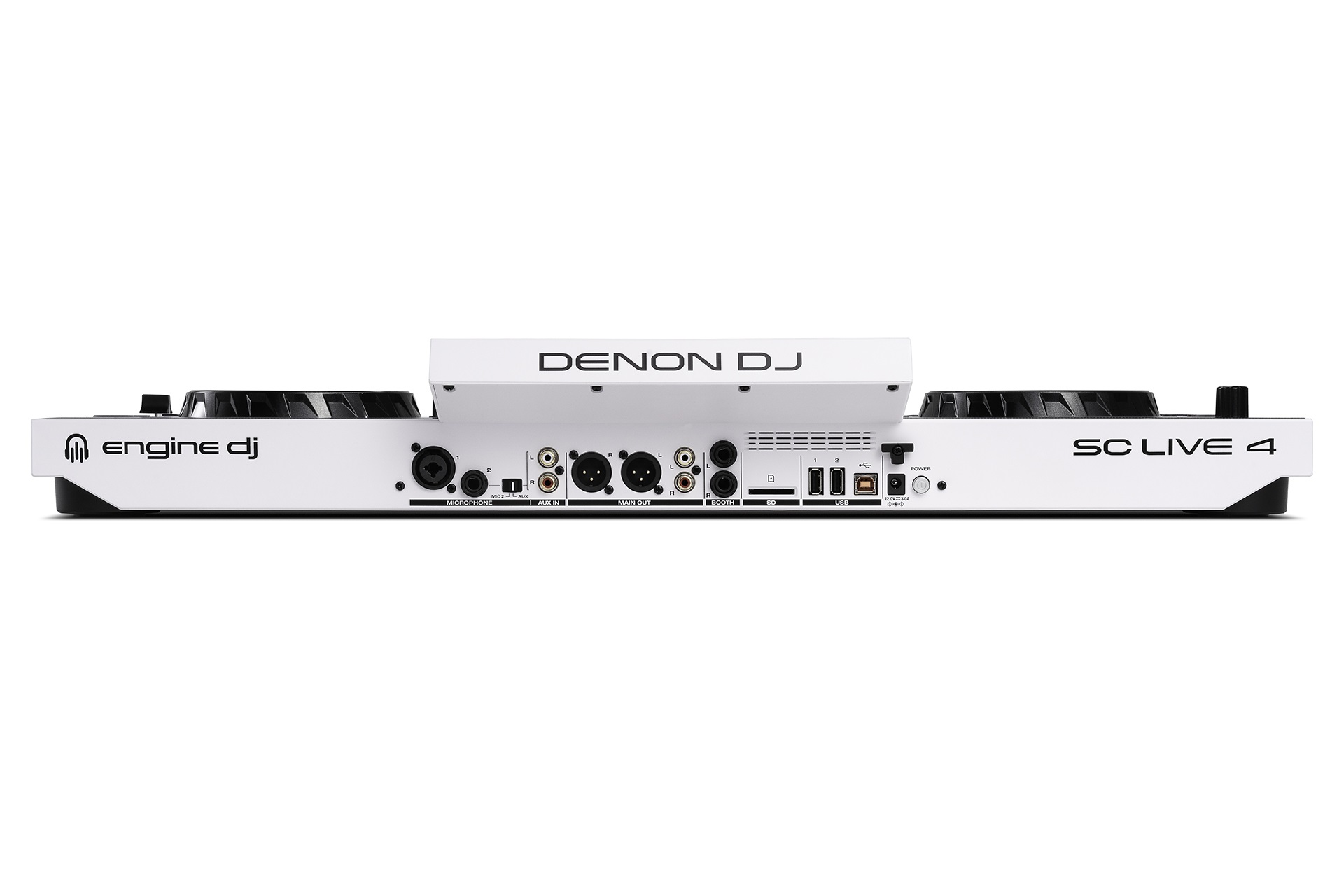 Denon DJ SC LIVE 4 White Hinteransicht